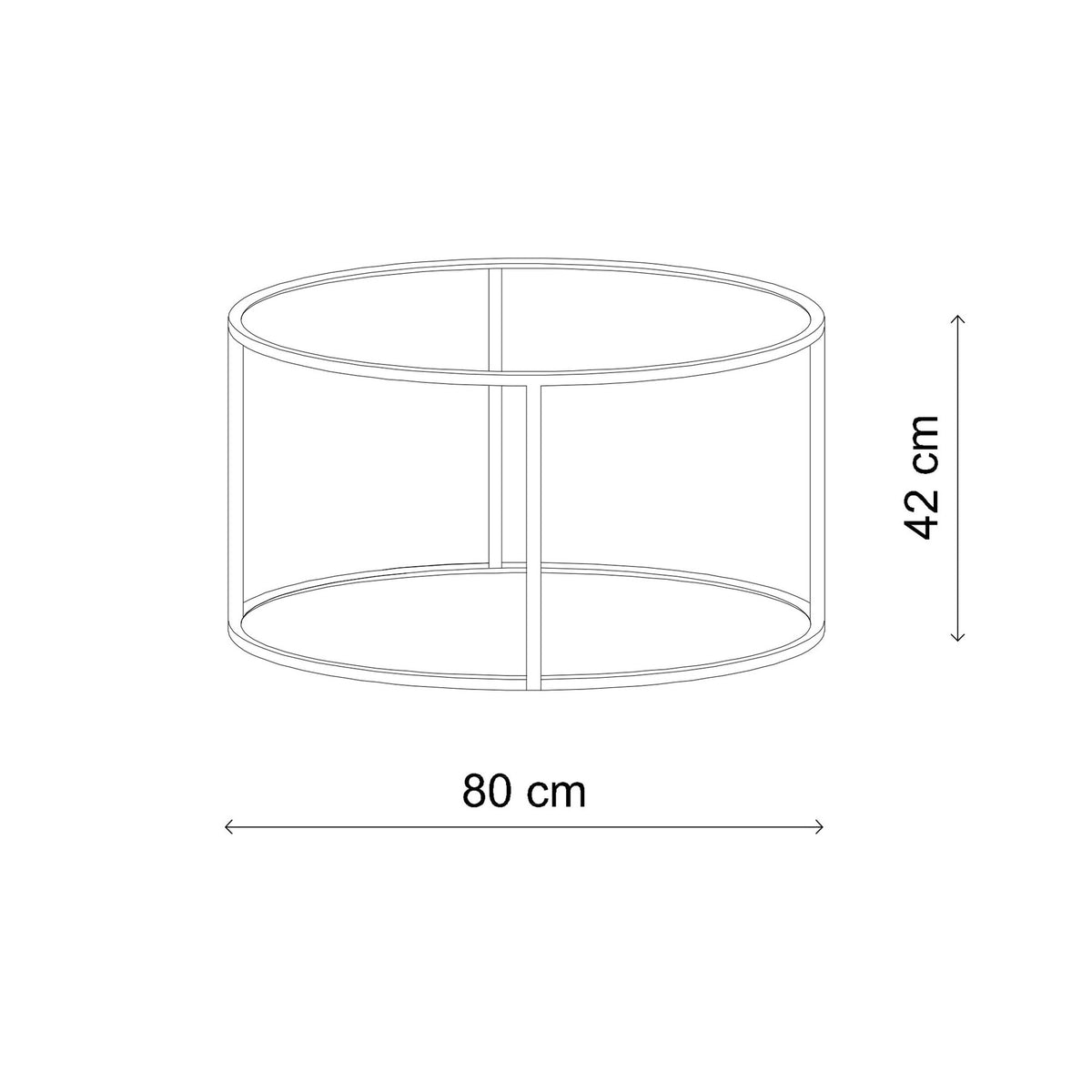 Quadratischer Couchtisch mit mintfarbenem Metallgestell und transparenter Glasplatte aus gehärtetem Glas, Masse 80x80x43 cm.