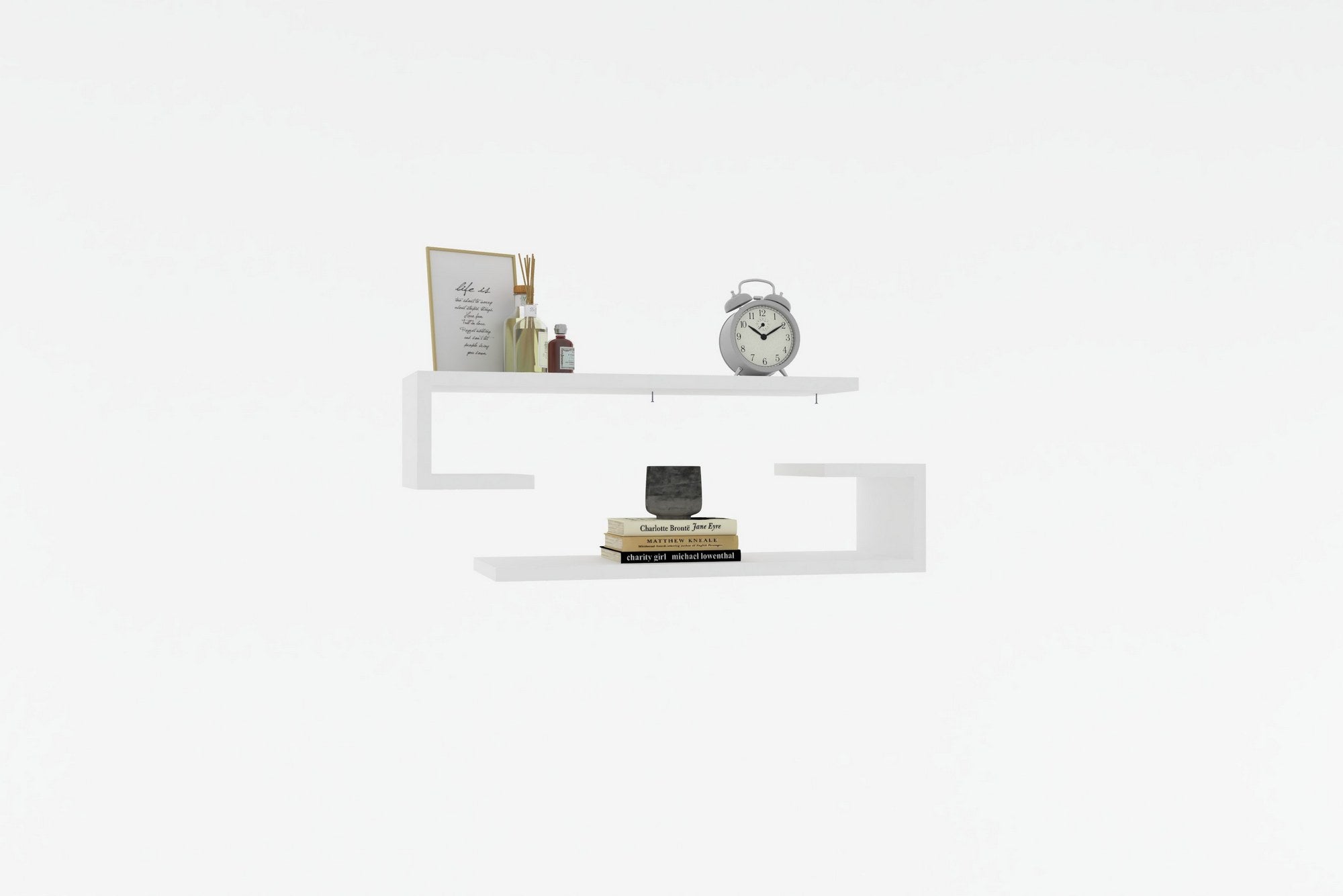 Eldo - White in Weiss präsentiert im Onlineshop von KAQTU Design AG. Wandregal ist von Hanah Home