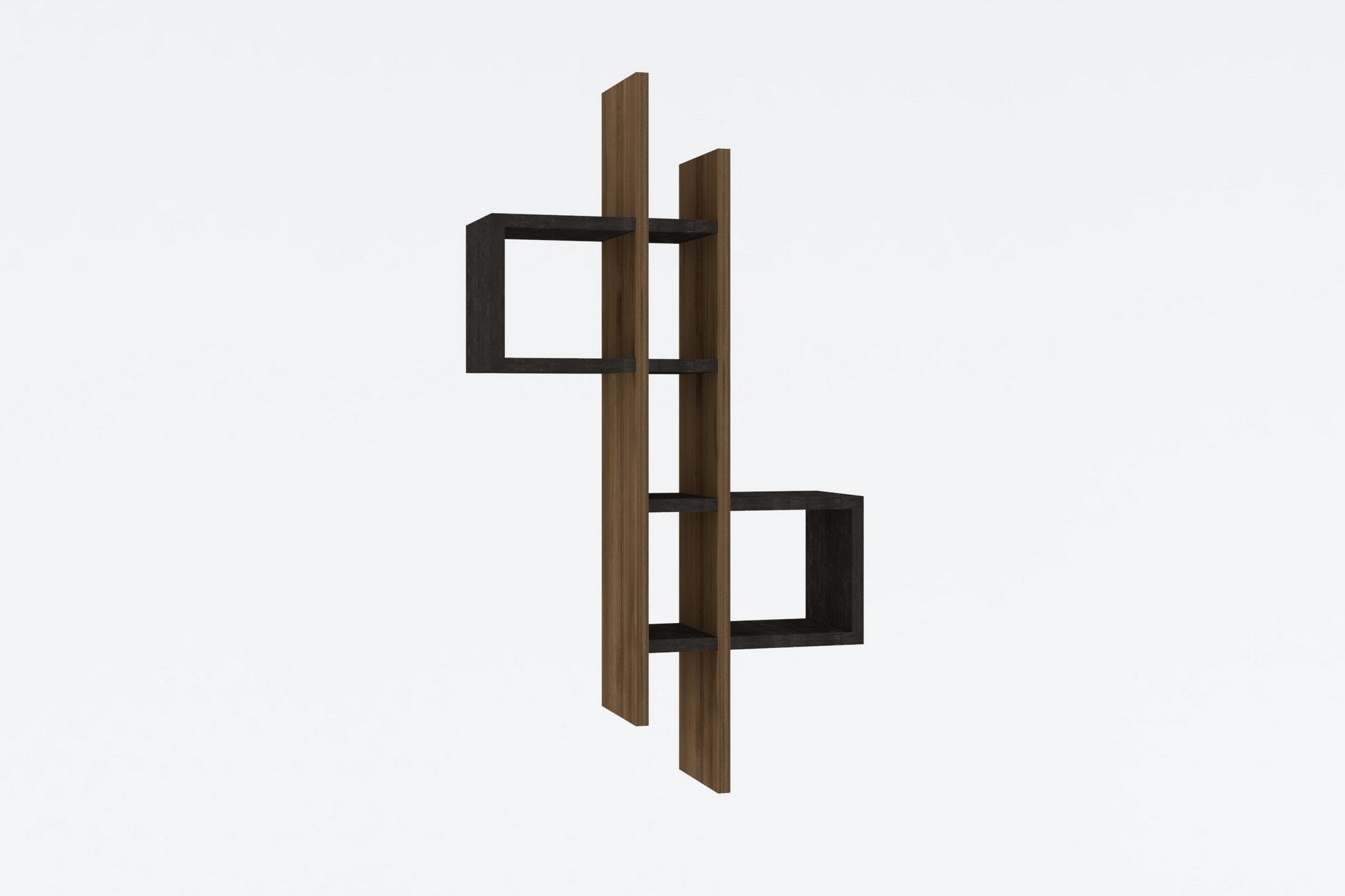 Emse - Oak, Anthracite in Eiche
 Anthrazit präsentiert im Onlineshop von KAQTU Design AG. Wandregal ist von Hanah Home