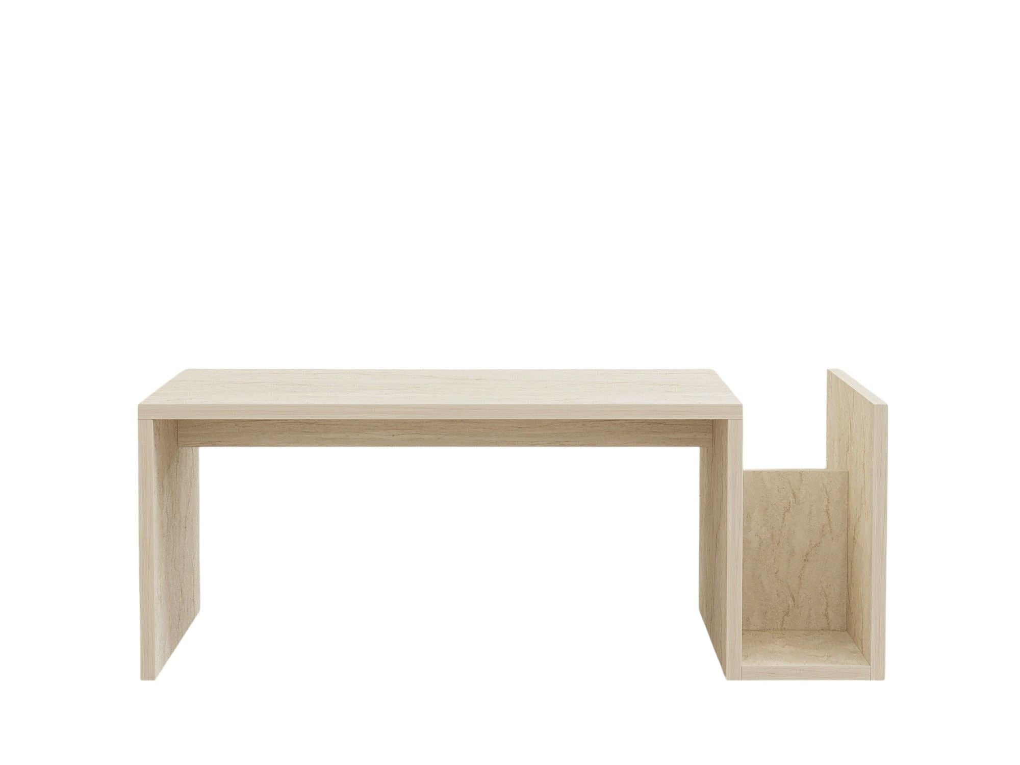 Memo - Travertine in Travertin präsentiert im Onlineshop von KAQTU Design AG. Beistelltisch ist von Hanah Home