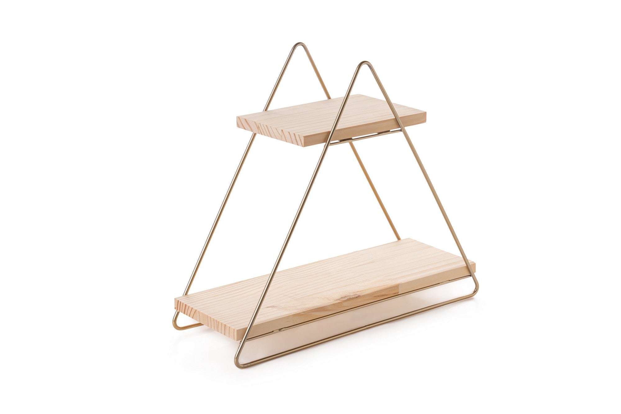 Masa Servis Rafı, Organize Çok Amaçlı Düzenleyici in Gold
 Braun präsentiert im Onlineshop von KAQTU Design AG. Wandregal ist von Hanah Home