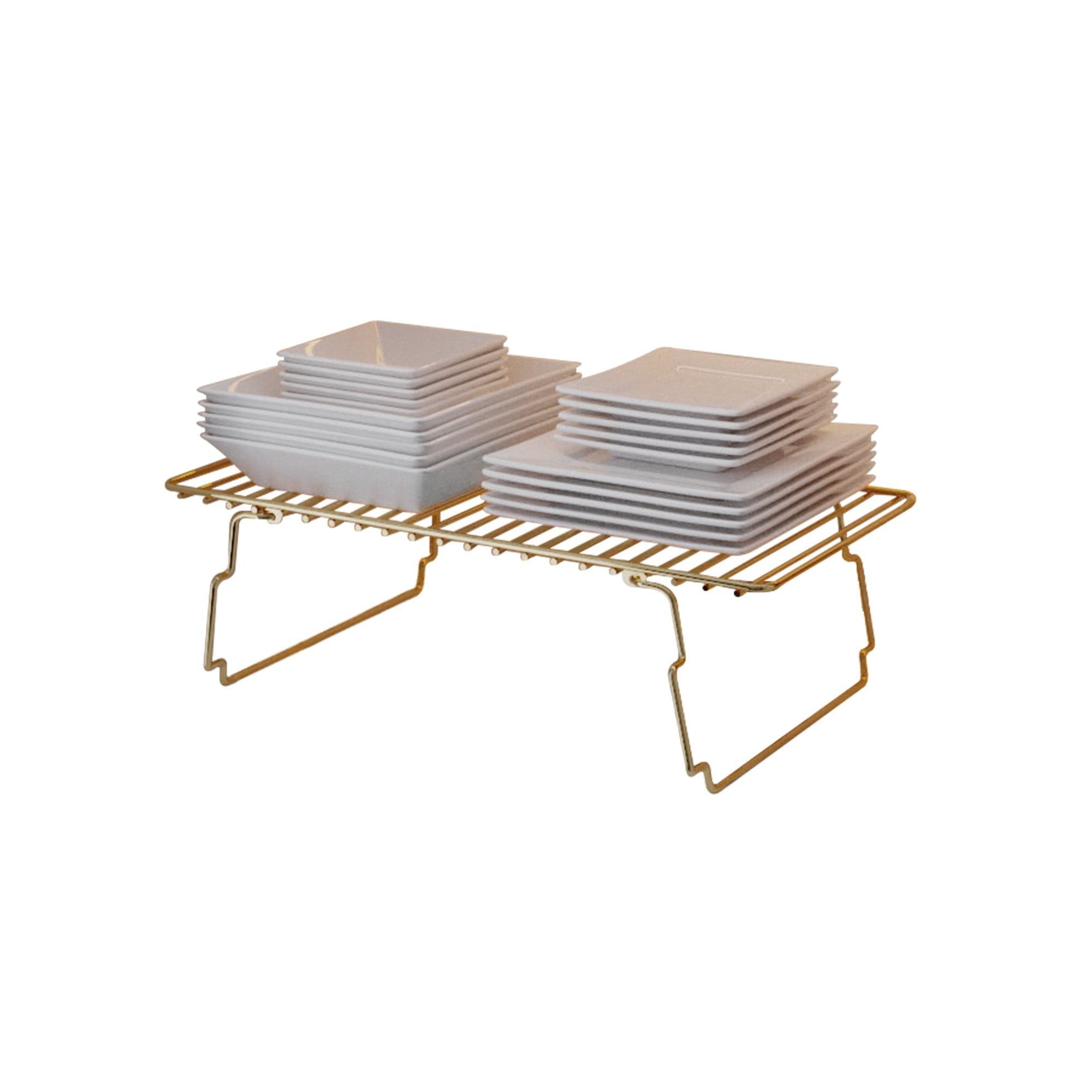 Dolap Ici Organizer in Gold
 Braun präsentiert im Onlineshop von KAQTU Design AG. Wandregal ist von Hanah Home