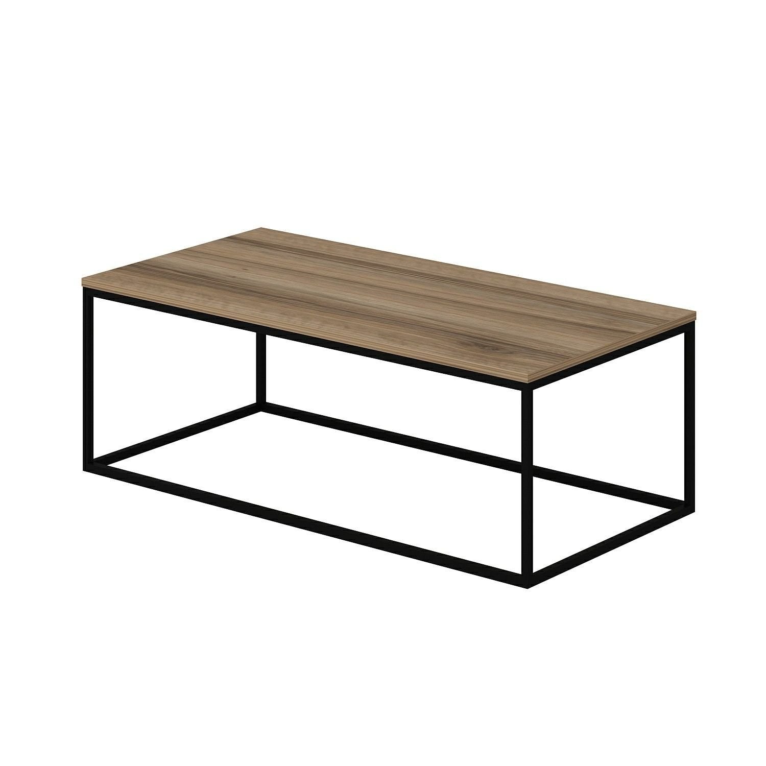Tiger - Walnut in Walnuss präsentiert im Onlineshop von KAQTU Design AG. Beistelltisch ist von Hanah Home