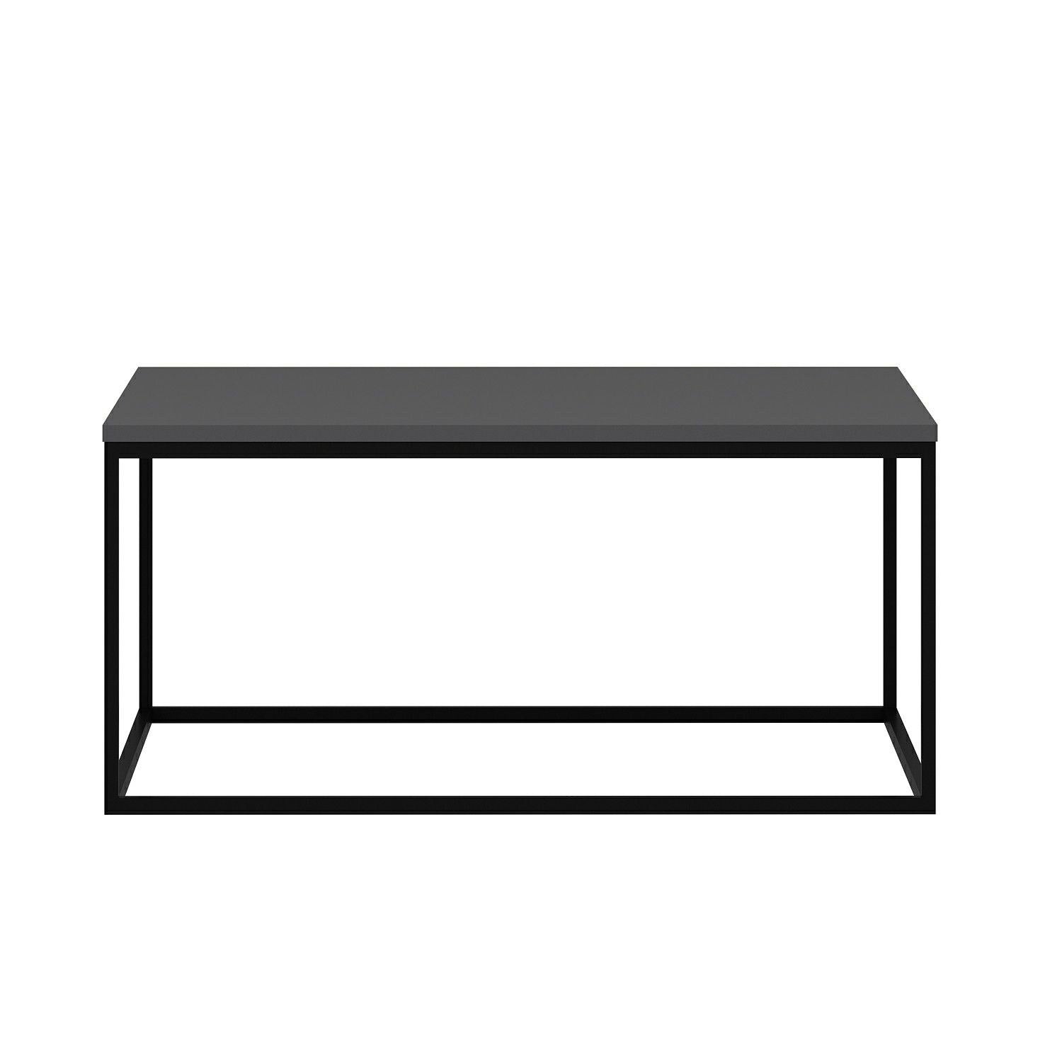 Loni - Anthracite in Anthrazit präsentiert im Onlineshop von KAQTU Design AG. Beistelltisch ist von Hanah Home