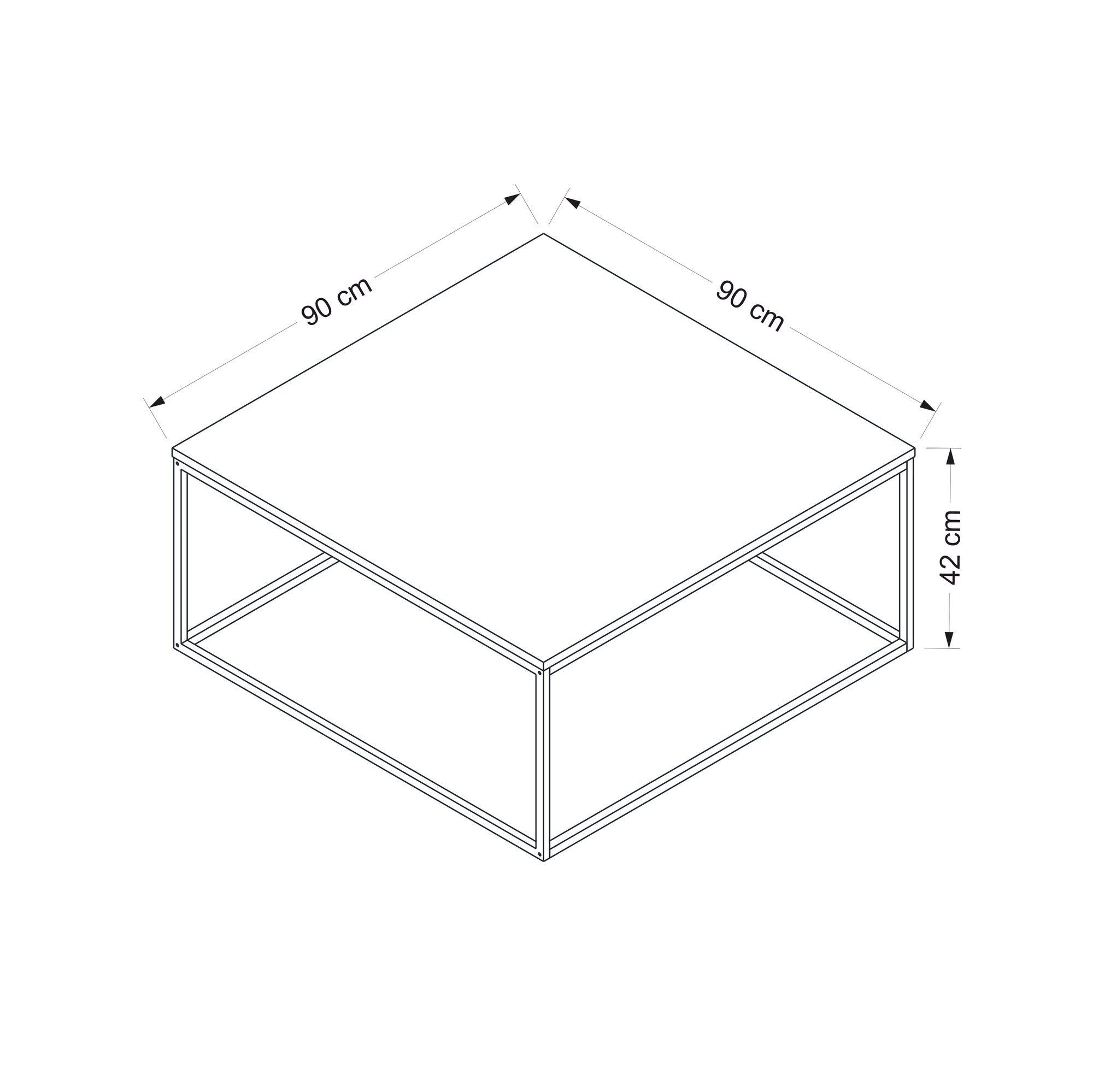 Loni - Anthracite in Anthrazit präsentiert im Onlineshop von KAQTU Design AG. Beistelltisch ist von Hanah Home