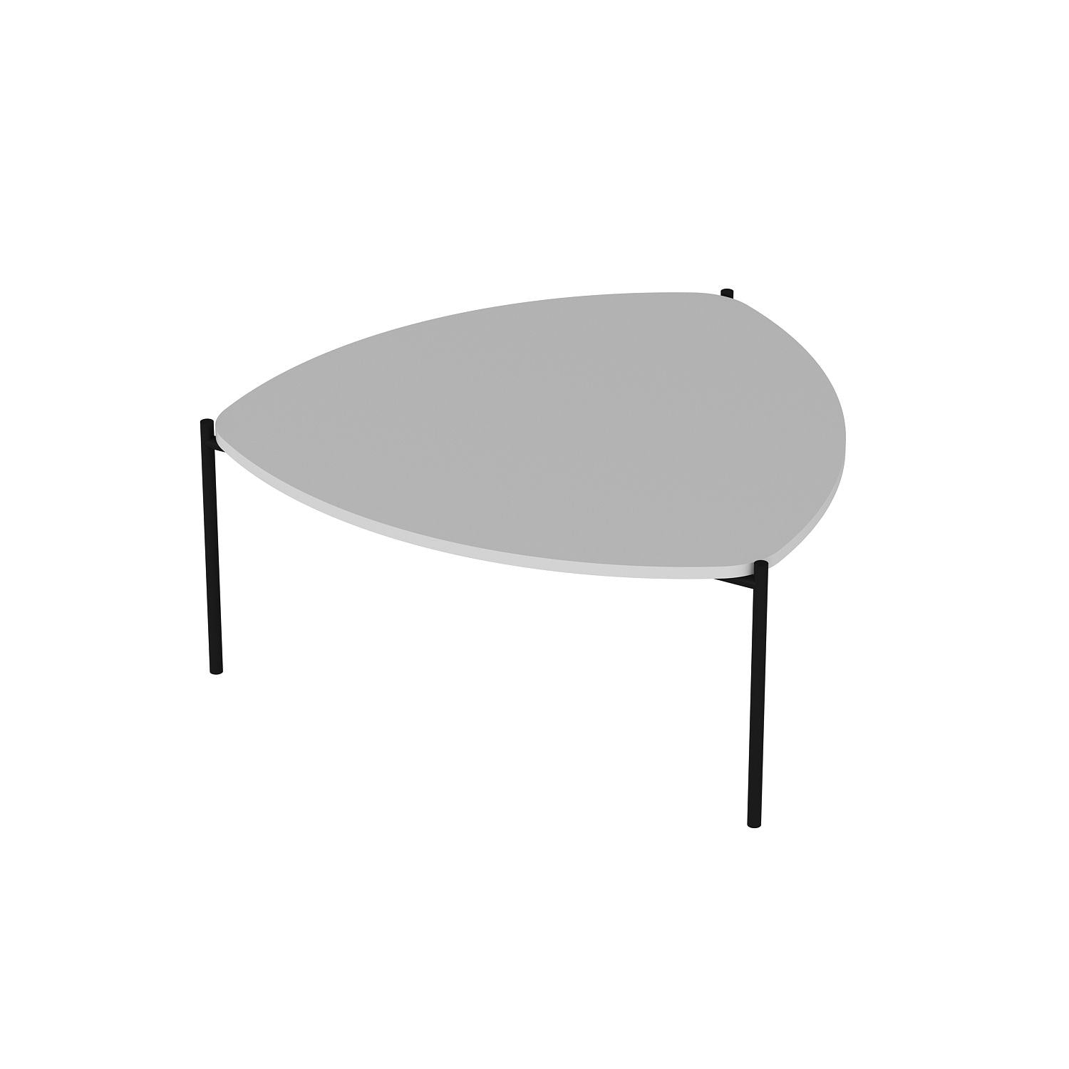 Lenny - White in Weiss präsentiert im Onlineshop von KAQTU Design AG. Beistelltisch ist von Hanah Home