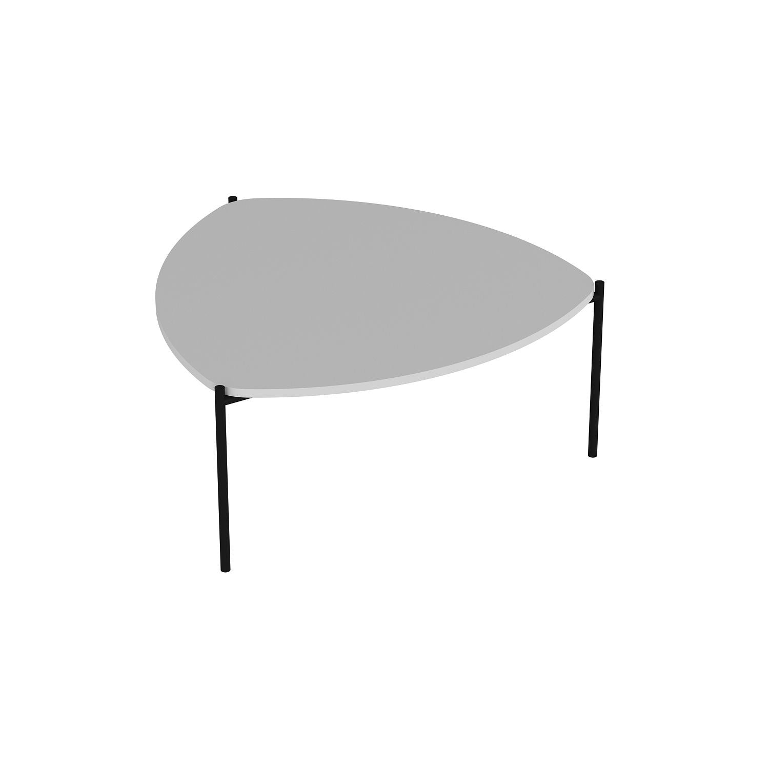 Lenny - White in Weiss präsentiert im Onlineshop von KAQTU Design AG. Beistelltisch ist von Hanah Home