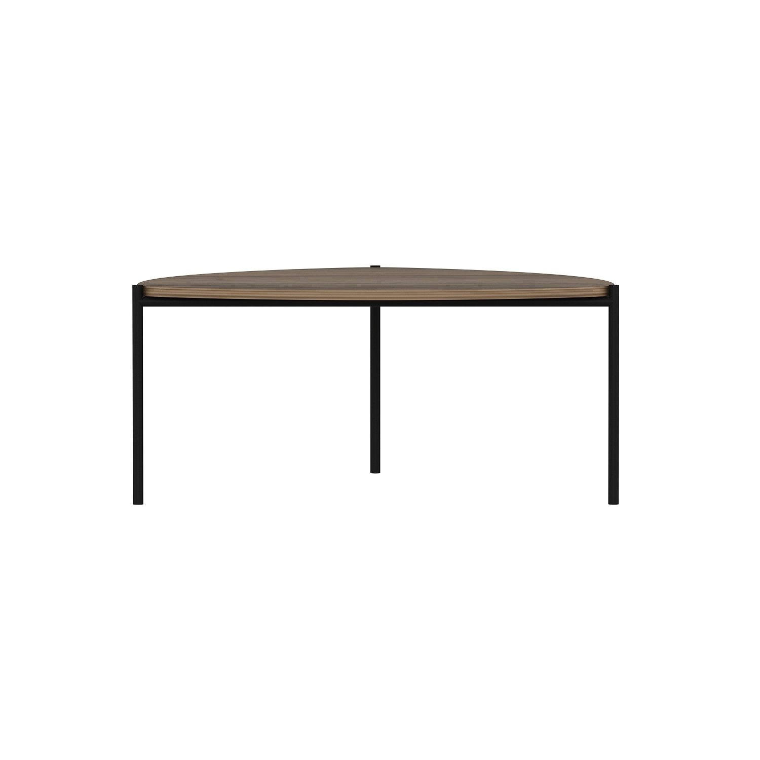 Lenny - Walnut in Walnuss präsentiert im Onlineshop von KAQTU Design AG. Beistelltisch ist von Hanah Home