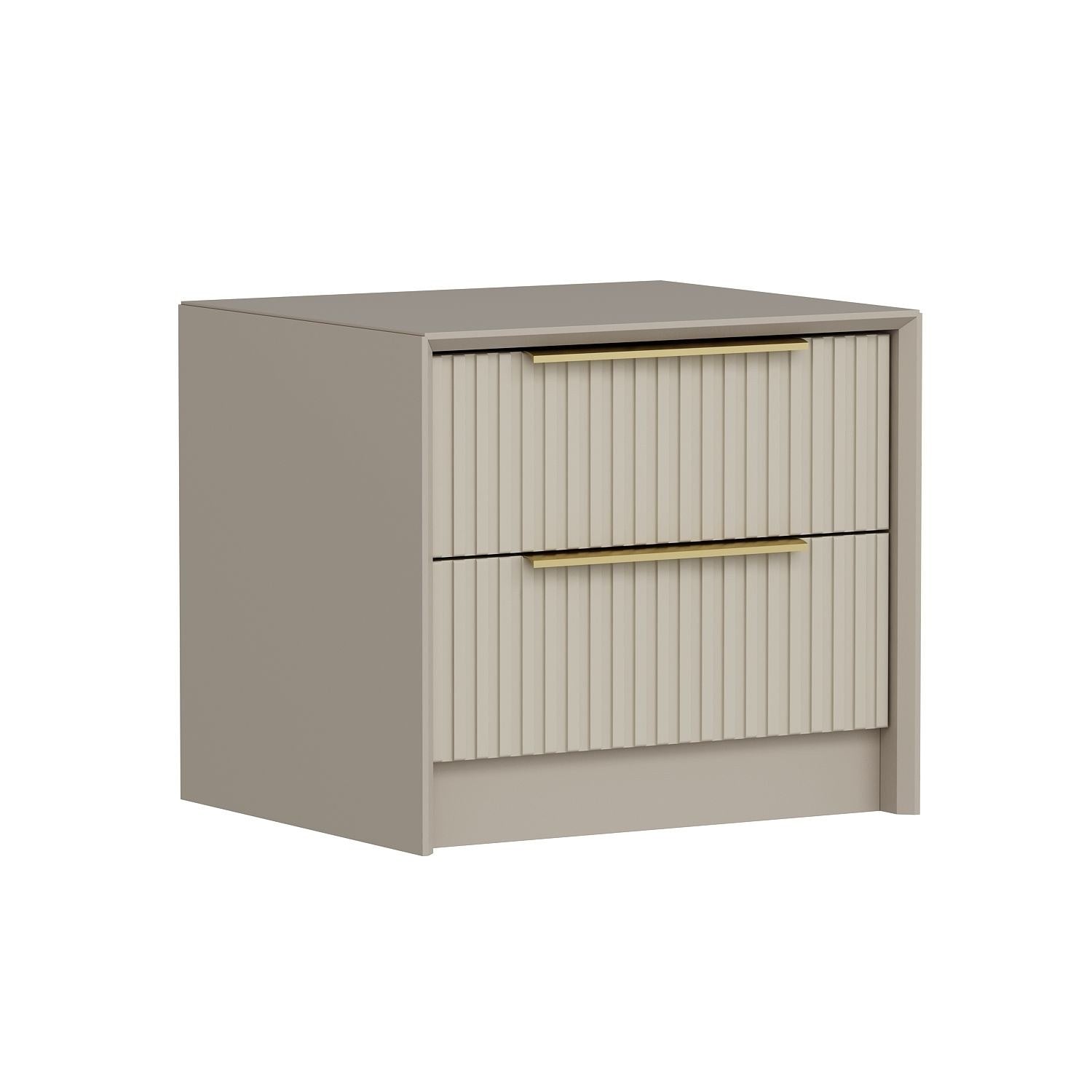 Kale Luxe - 7938 in Stein präsentiert im Onlineshop von KAQTU Design AG. Nachttisch ist von Hanah Home
