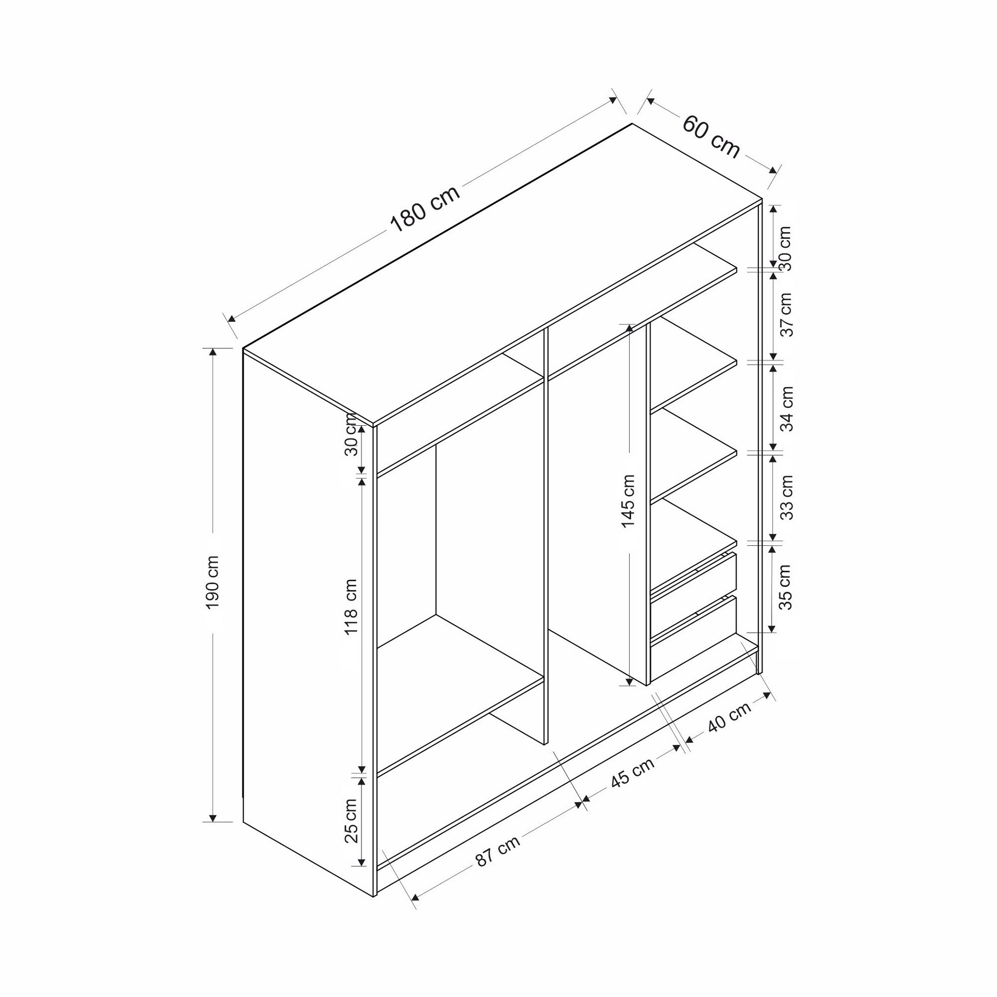 Kale - 3157 in Weiss präsentiert im Onlineshop von KAQTU Design AG. Garderobe ist von Hanah Home