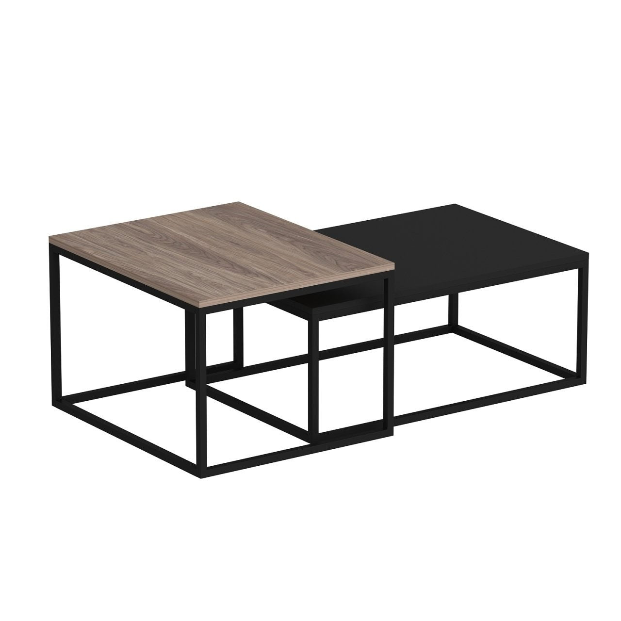 Leka - Black in Schwarz präsentiert im Onlineshop von KAQTU Design AG. Beistelltisch ist von Hanah Home