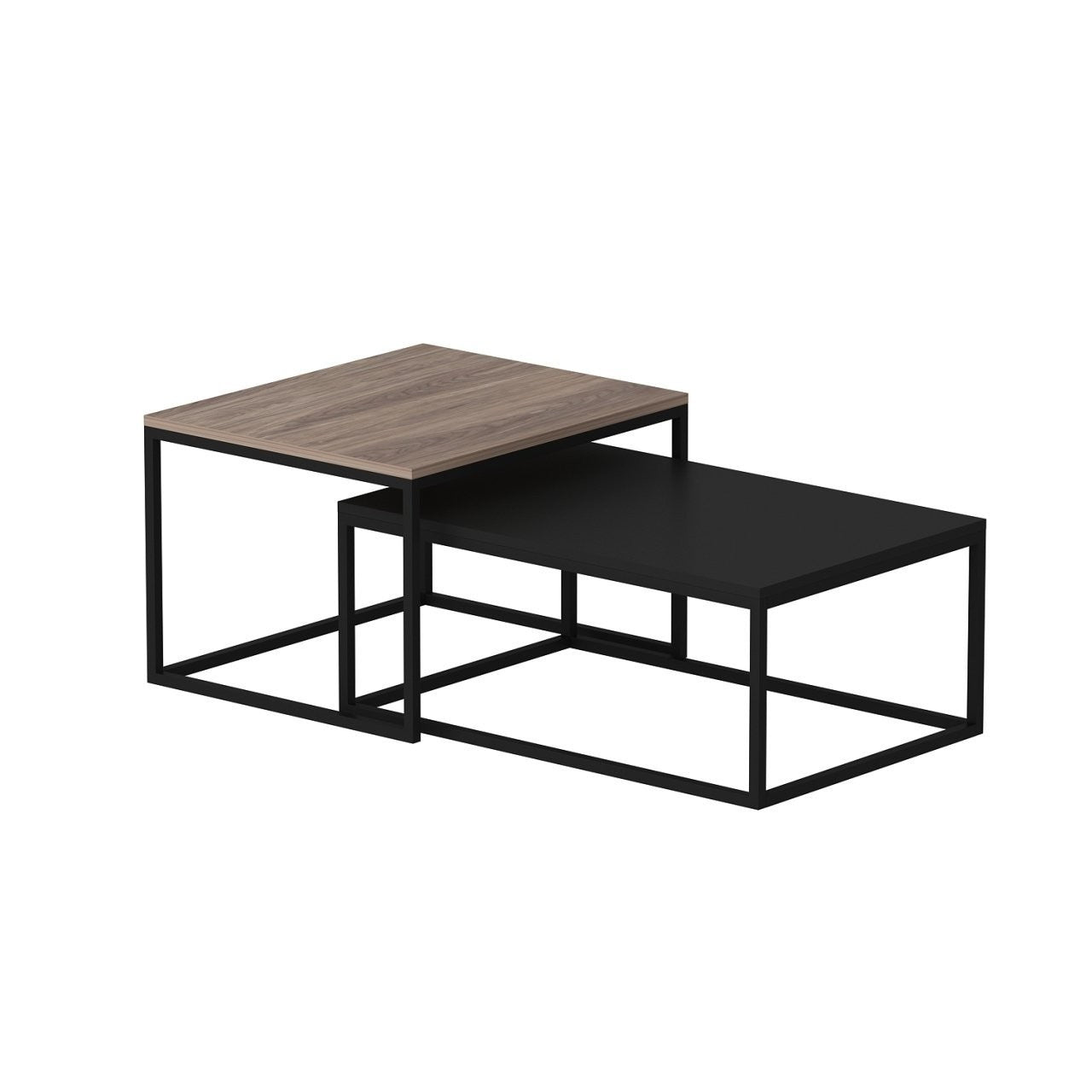 Leka - Black in Schwarz präsentiert im Onlineshop von KAQTU Design AG. Beistelltisch ist von Hanah Home
