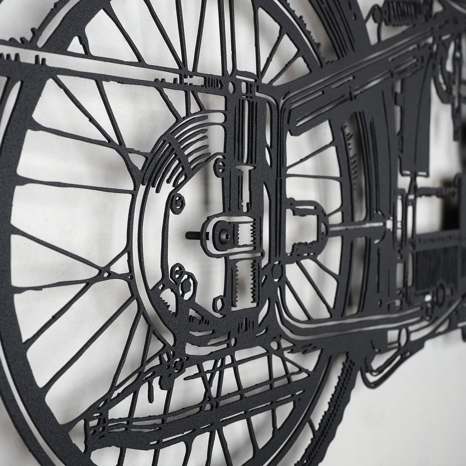 Cafe Racer - APT222LS in Schwarz präsentiert im Onlineshop von KAQTU Design AG. Wanddeko ist von Wallity