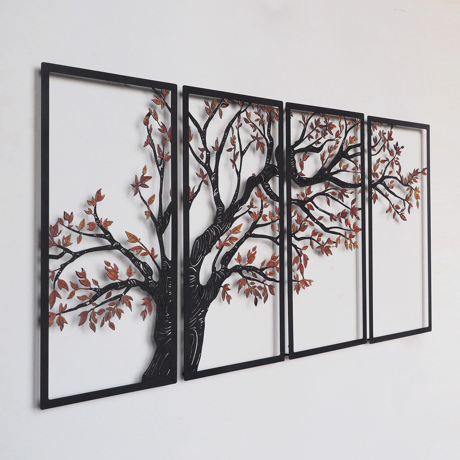 Autumn Vibes Set of 4- APT740 S in Schwarz präsentiert im Onlineshop von KAQTU Design AG. Wanddeko ist von Wallity