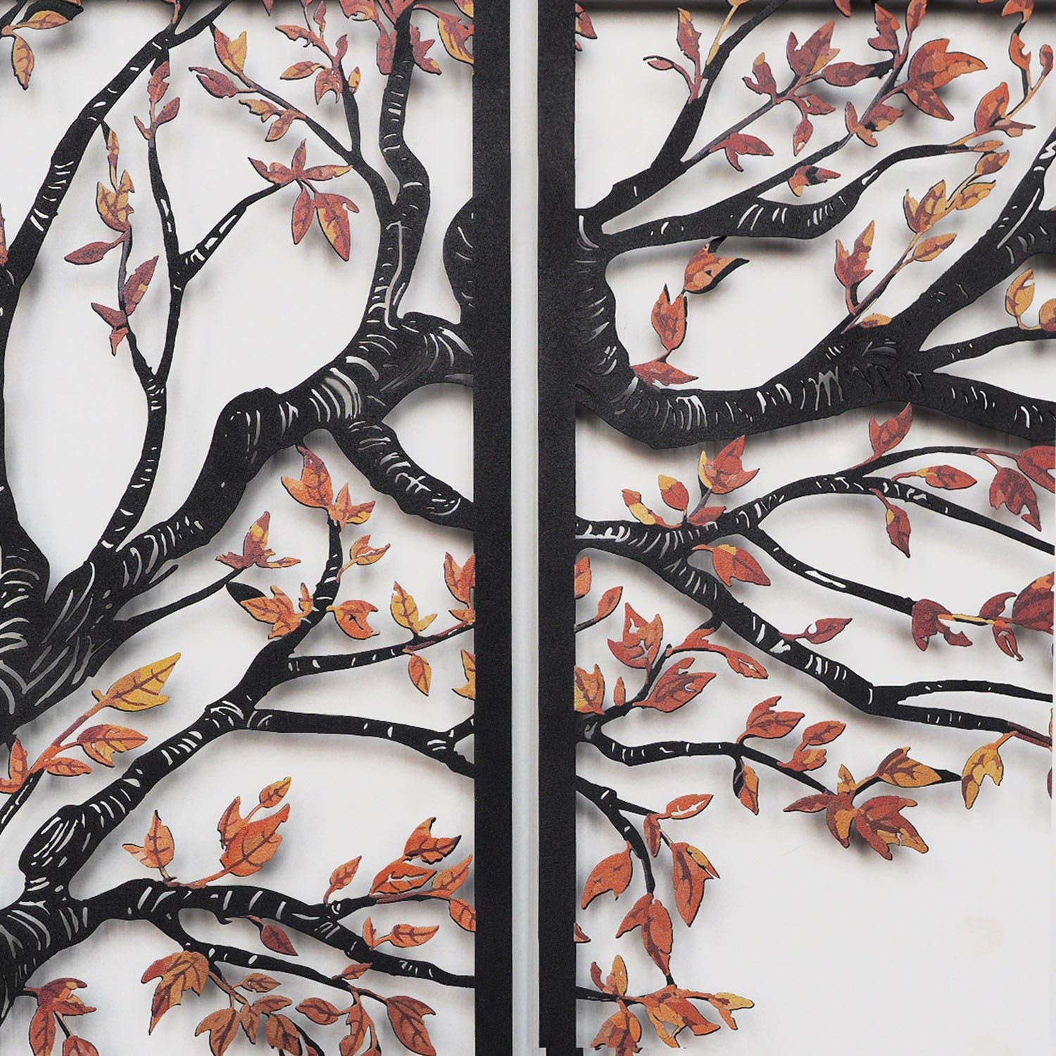 Autumn Vibes Set of 4- APT740 S in Schwarz präsentiert im Onlineshop von KAQTU Design AG. Wanddeko ist von Wallity