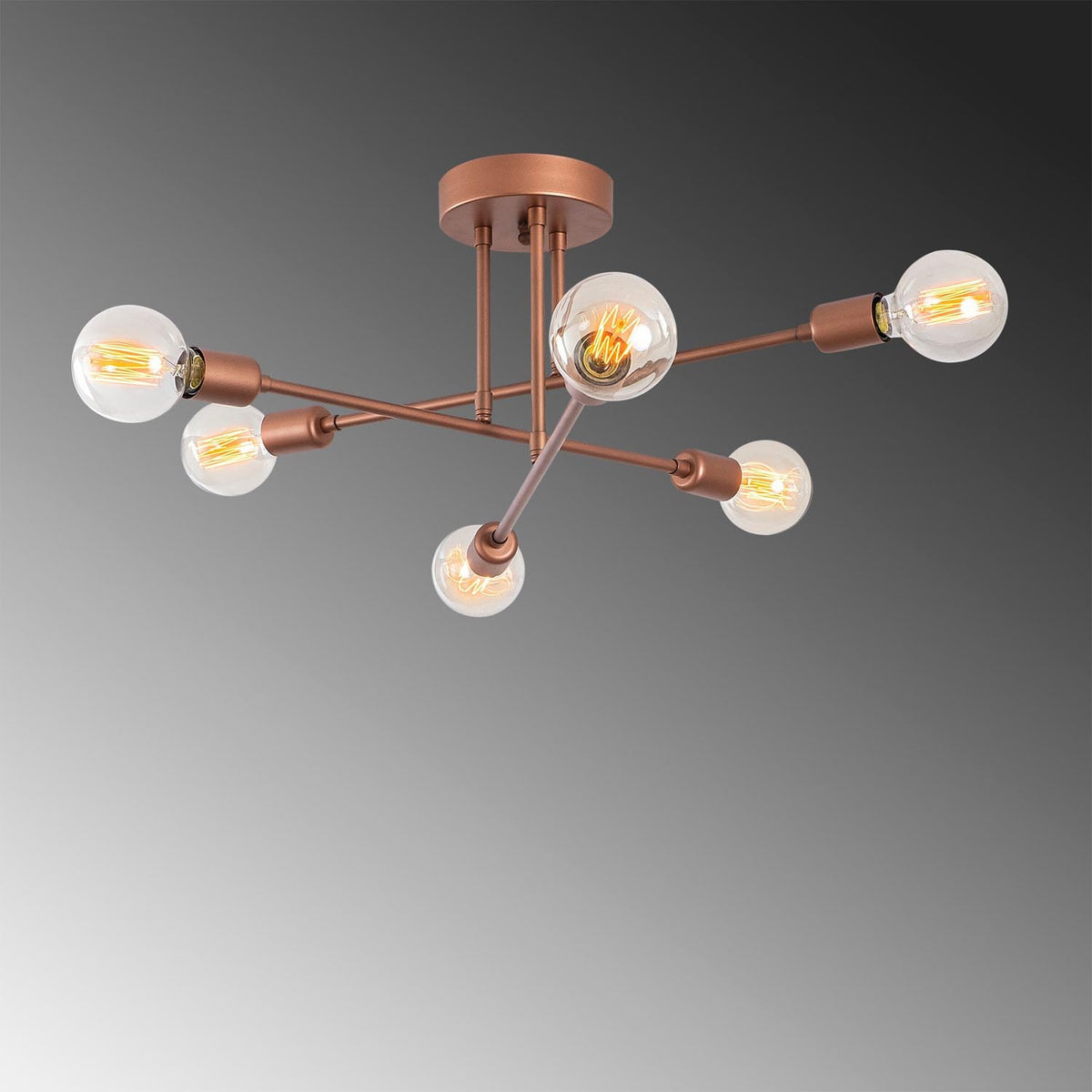 Flower Deckenlampe - Kupfer in Kupfer präsentiert im Onlineshop von KAQTU Design AG. Deckenleuchte ist von Opviq