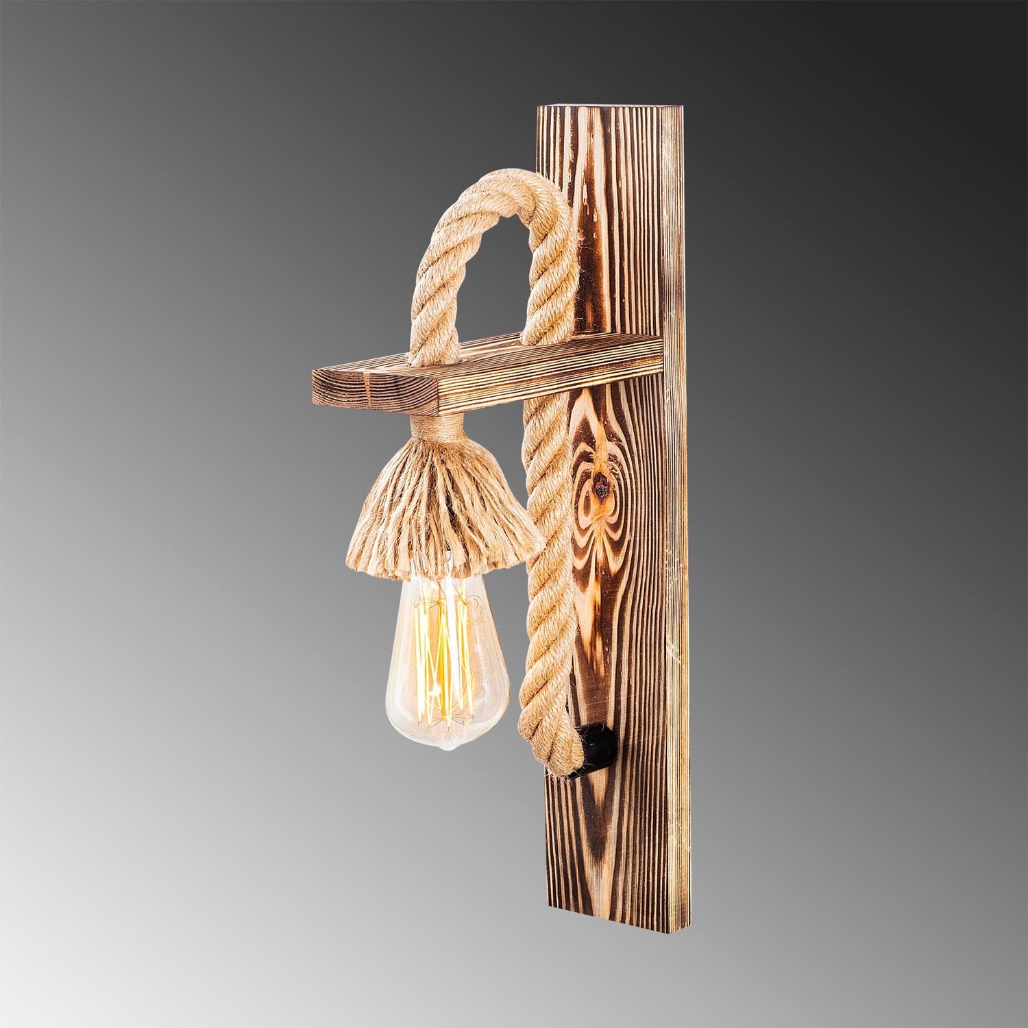 Erebos - 117-A in Holz präsentiert im Onlineshop von KAQTU Design AG. Wandleuchte ist von Opviq