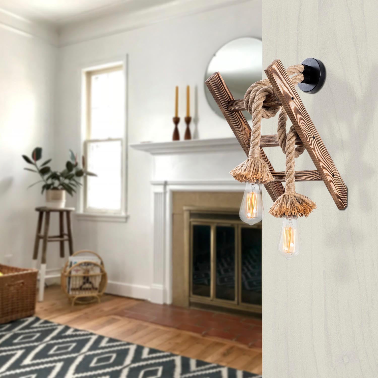 Erebos - 120-A in Holz präsentiert im Onlineshop von KAQTU Design AG. Wandleuchte ist von Opviq