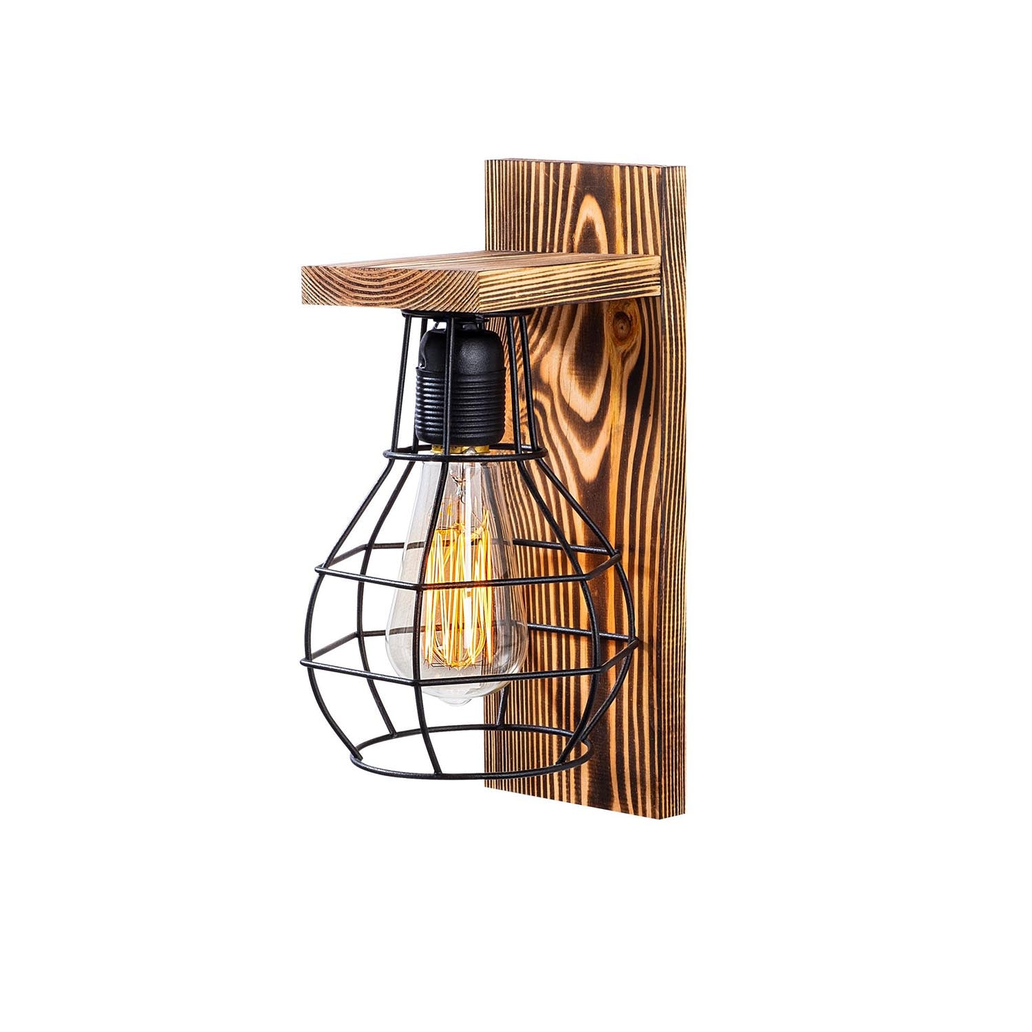 Erebos - 121-A in Holz präsentiert im Onlineshop von KAQTU Design AG. Wandleuchte ist von Opviq