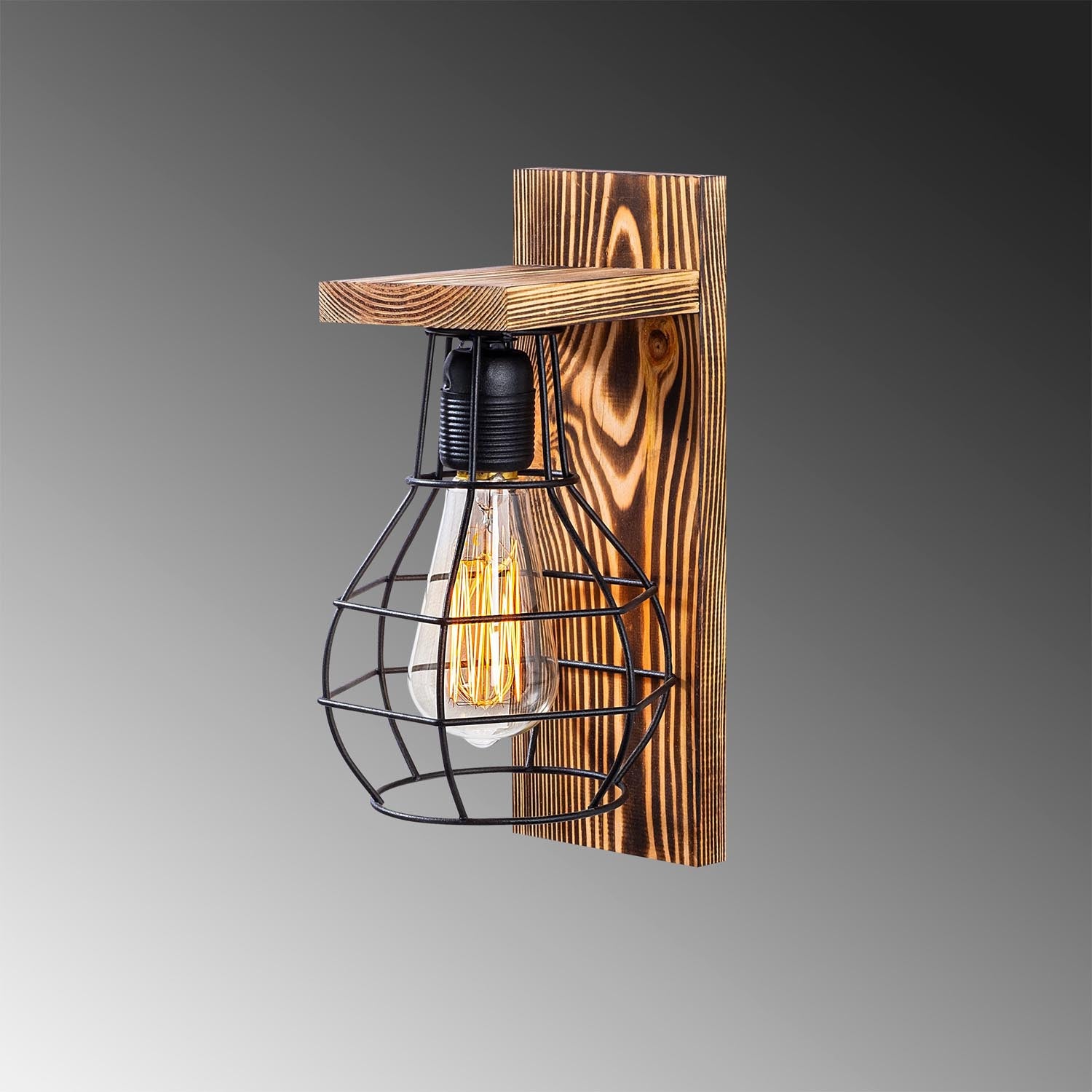 Erebos - 121-A in Holz präsentiert im Onlineshop von KAQTU Design AG. Wandleuchte ist von Opviq