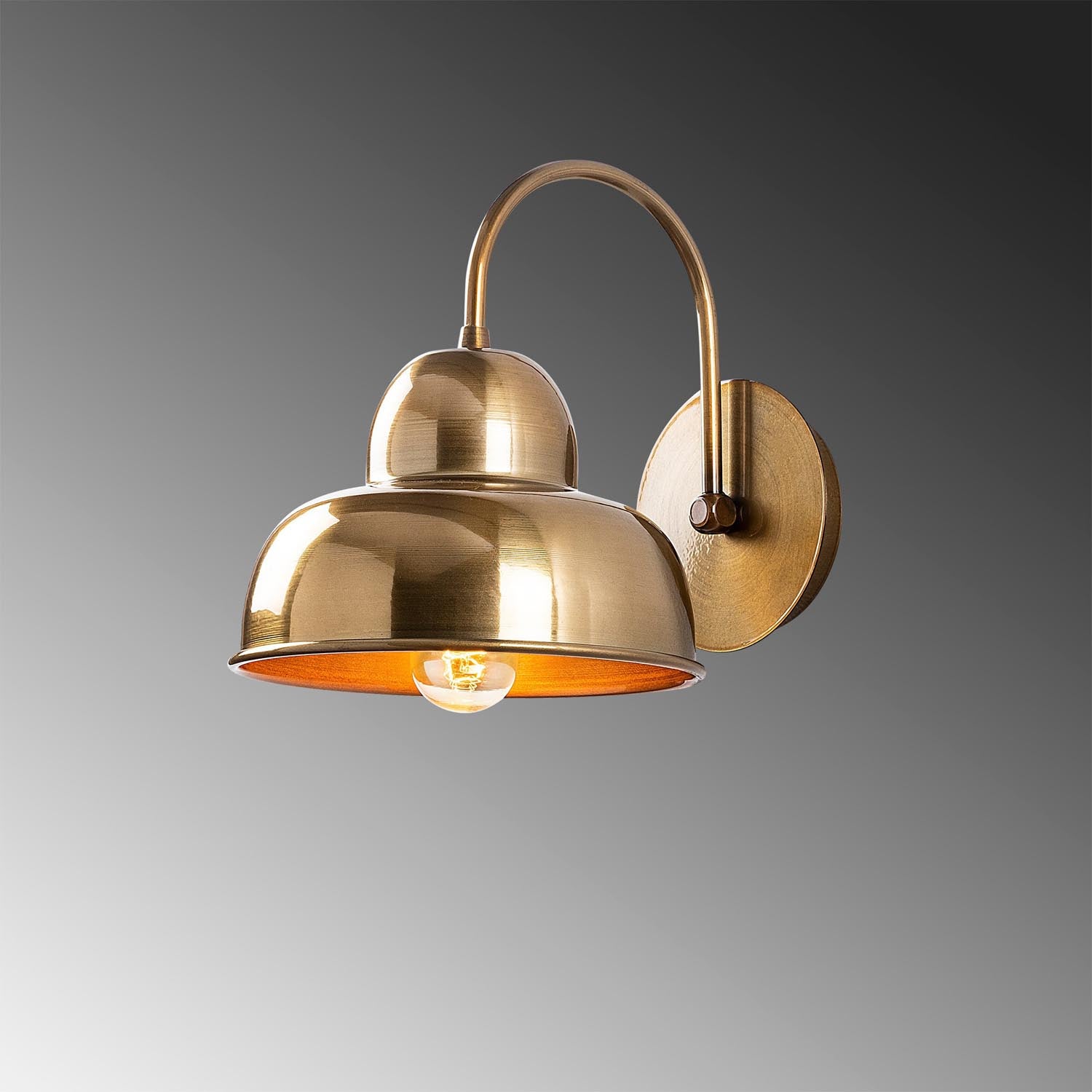 Berceste - 180VINTAGE-A in Gold präsentiert im Onlineshop von KAQTU Design AG. Wandleuchte ist von Opviq