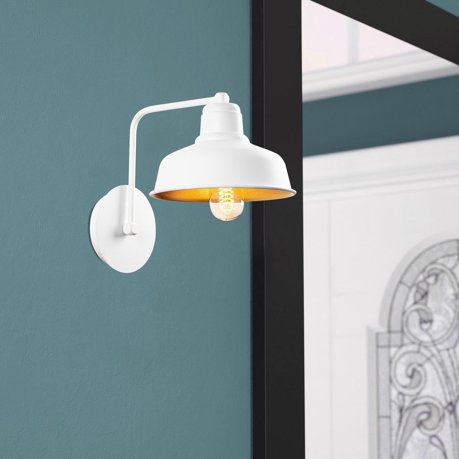 Berceste - 181WHITE-A in Weiss präsentiert im Onlineshop von KAQTU Design AG. Wandleuchte ist von Opviq