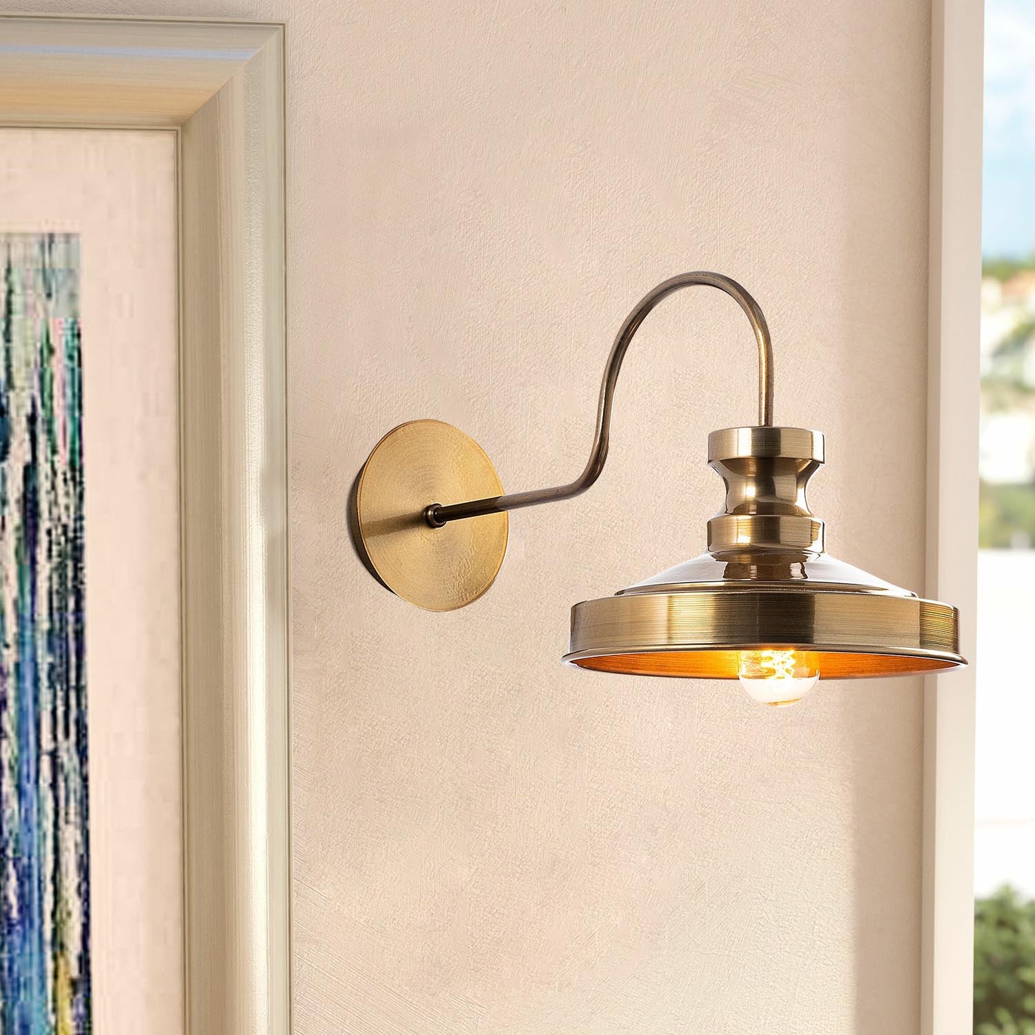 Berceste - 182VINTAGE-A in Gold präsentiert im Onlineshop von KAQTU Design AG. Wandleuchte ist von Opviq