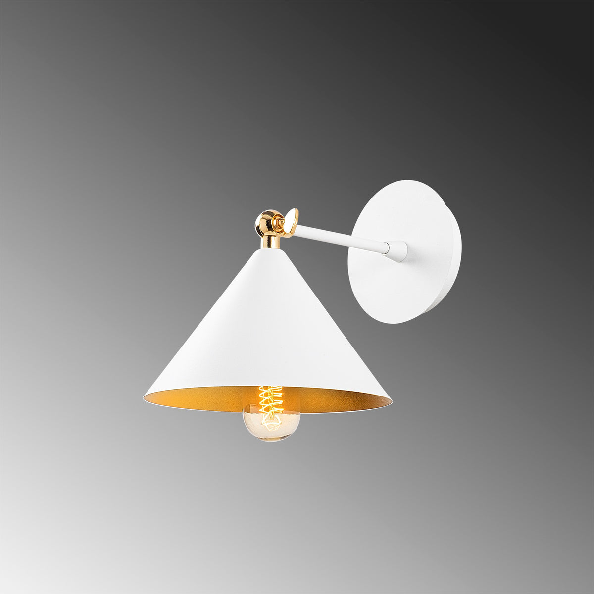Berceste Wandleuchte - Weiss in Weiss präsentiert im Onlineshop von KAQTU Design AG. Wandleuchte ist von Opviq