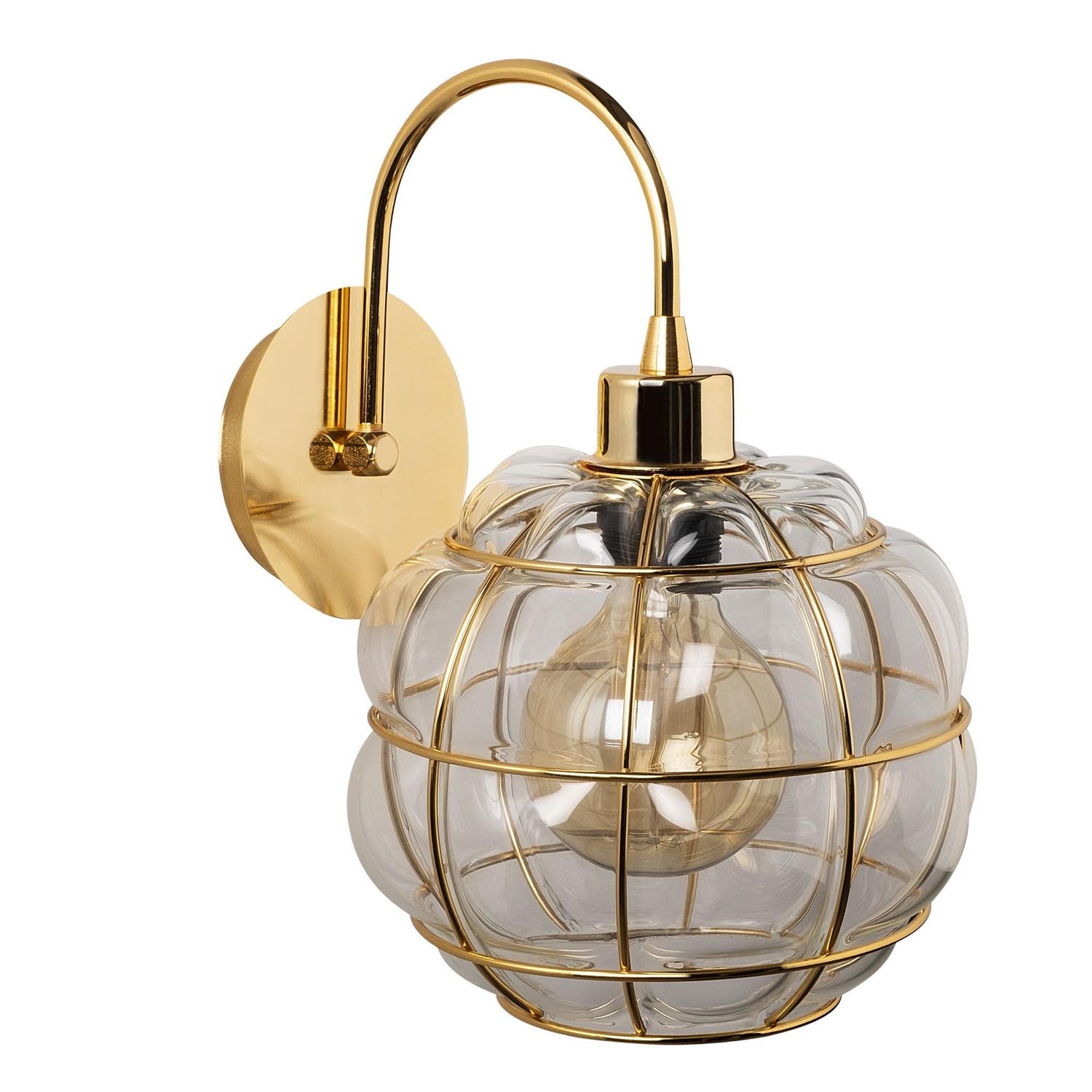 Safderun - 402-A in Gold präsentiert im Onlineshop von KAQTU Design AG. Wandleuchte ist von Opviq
