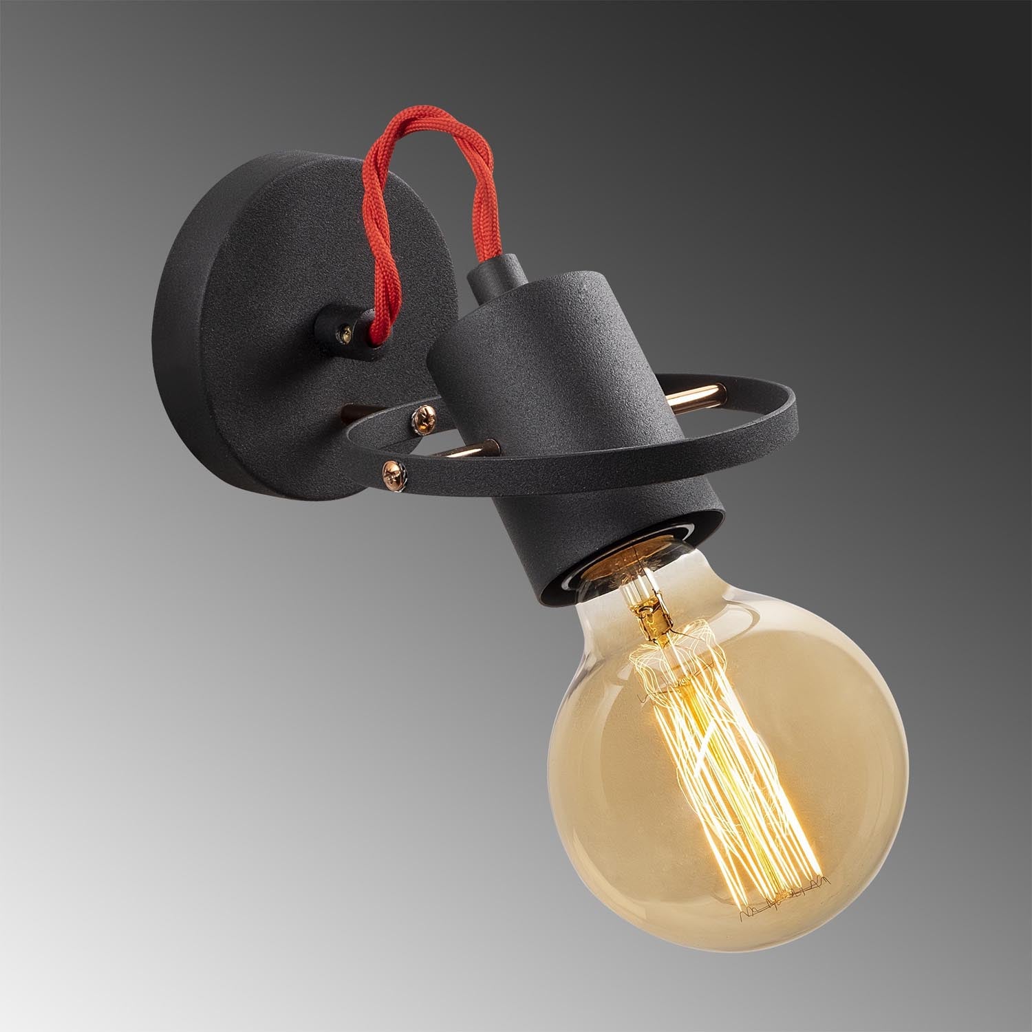 Vaveyla - 440-A in Schwarz präsentiert im Onlineshop von KAQTU Design AG. Wandleuchte ist von Opviq