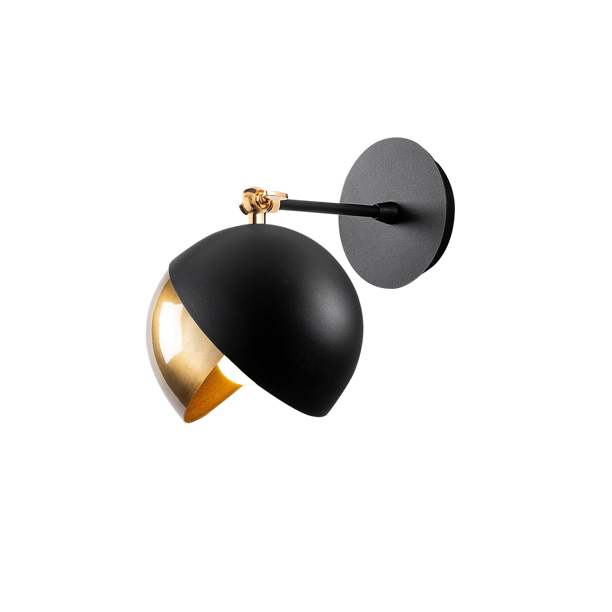 Berceste - 252-A in Schwarz Gold präsentiert im Onlineshop von KAQTU Design AG. Wandleuchte ist von Opviq
