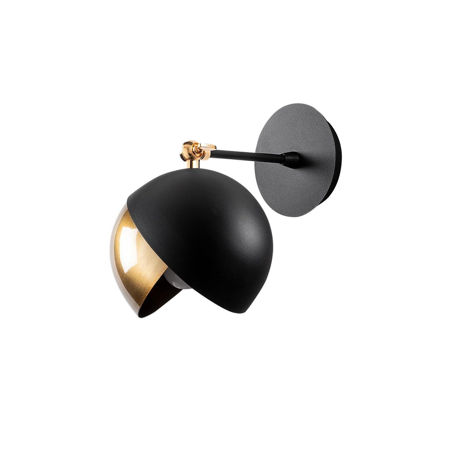 Berceste - 252-A in Schwarz Gold präsentiert im Onlineshop von KAQTU Design AG. Wandleuchte ist von Opviq