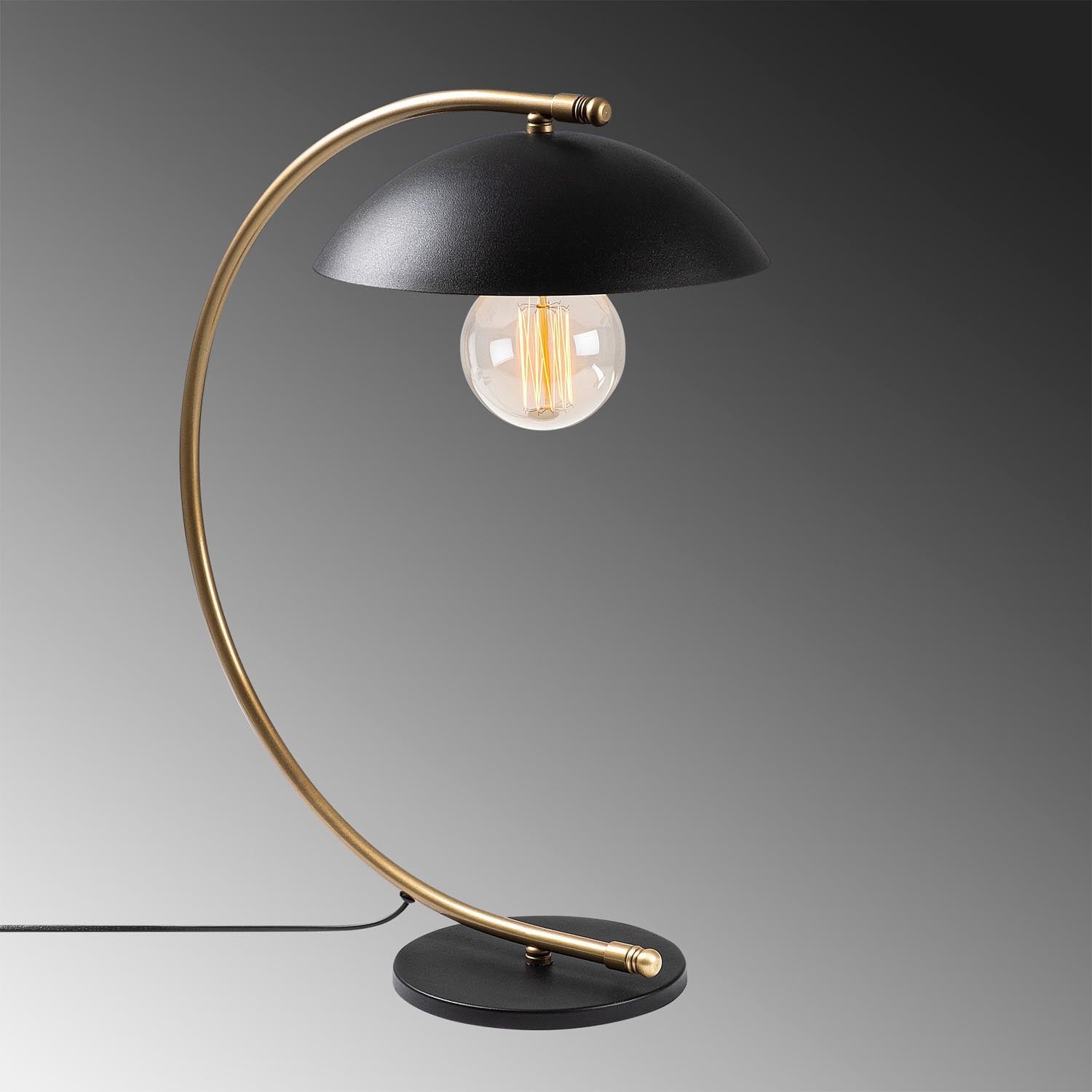 Sıvani - NT - 150 in Schwarz Gold präsentiert im Onlineshop von KAQTU Design AG. Tischleuchte ist von Opviq