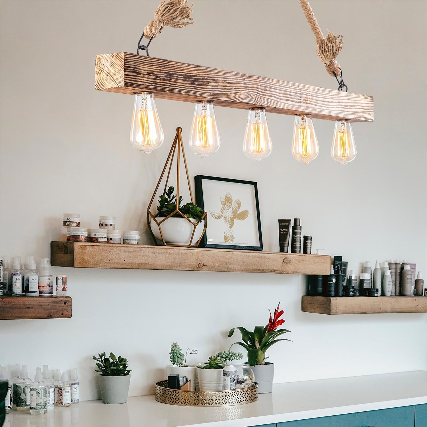 Erebos - 106-AV in Holz präsentiert im Onlineshop von KAQTU Design AG. Pendelleuchte ist von Opviq