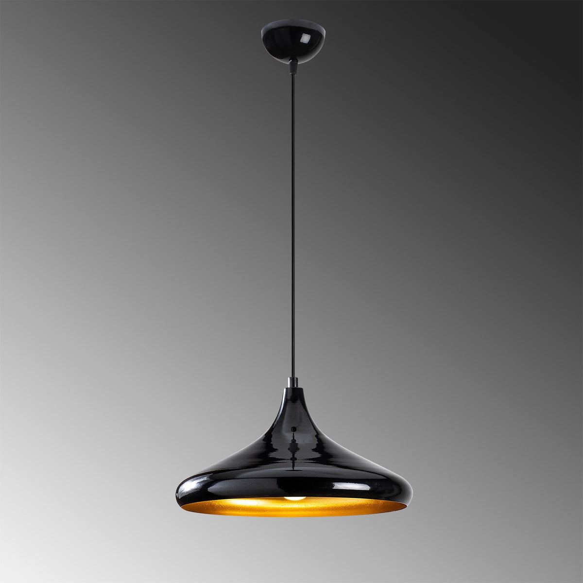 Berceste Pendellampe - Schwarz in Schwarz präsentiert im Onlineshop von KAQTU Design AG. Pendelleuchte ist von Opviq