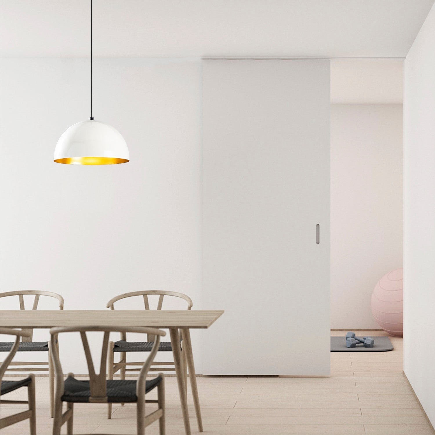 Berceste - 230-S in Weiss präsentiert im Onlineshop von KAQTU Design AG. Pendelleuchte ist von Opviq
