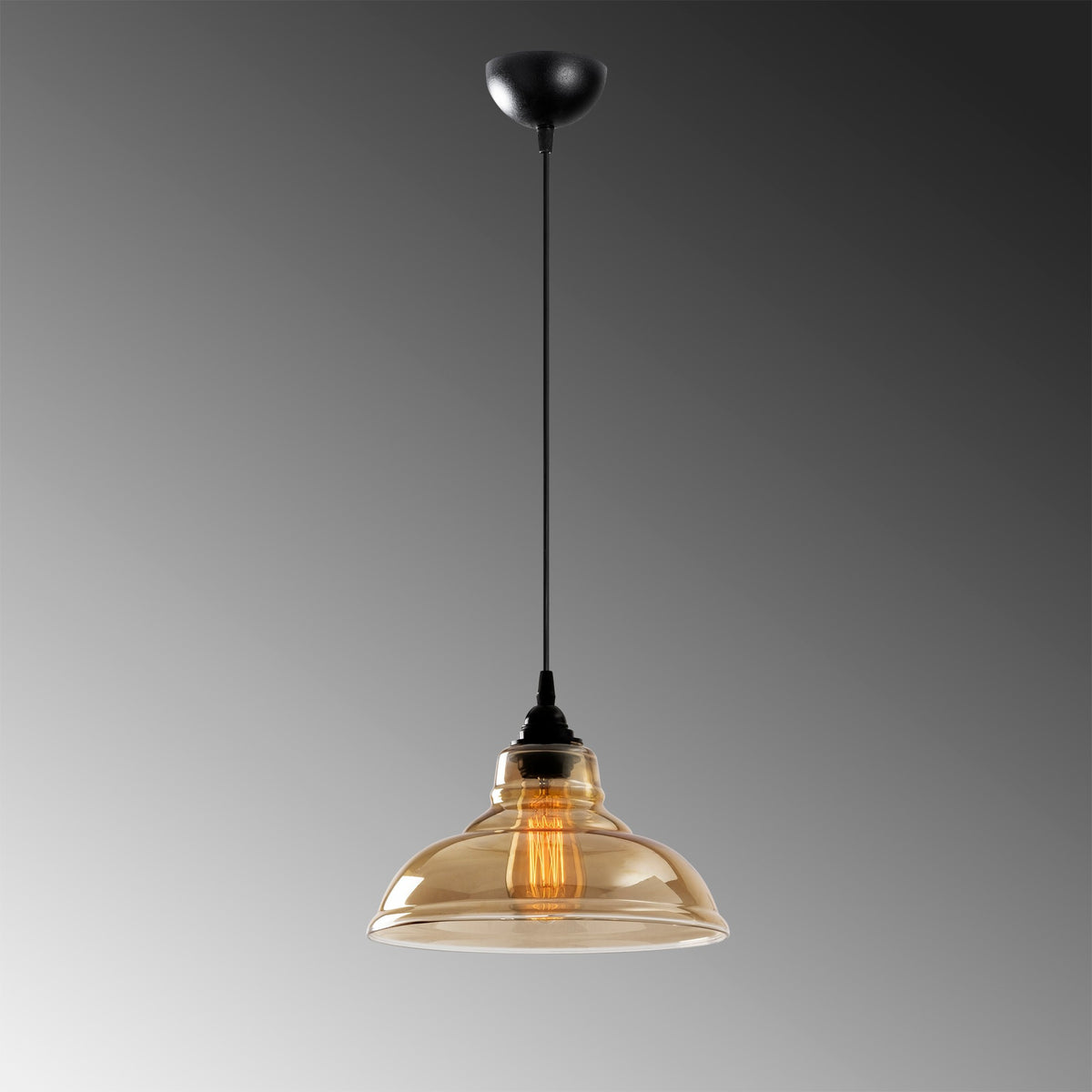 Dilberay Pendellampe - Schwarz in Schwarz präsentiert im Onlineshop von KAQTU Design AG. Pendelleuchte ist von Opviq