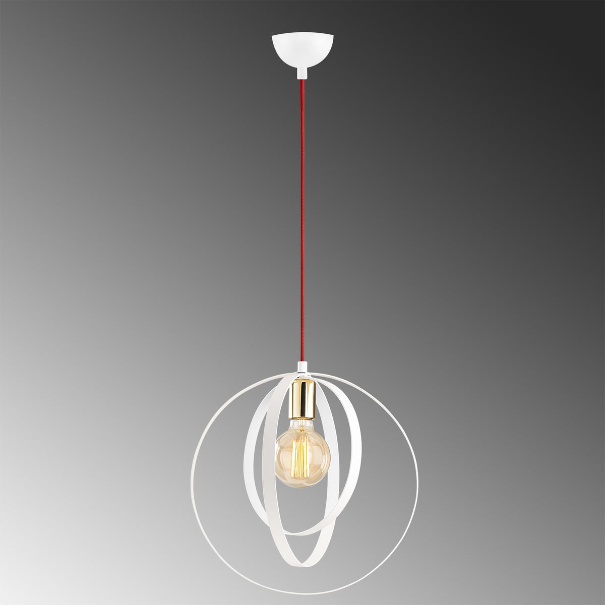 Vaveyla Pendellampe - Weiss in Weiss präsentiert im Onlineshop von KAQTU Design AG. Pendelleuchte ist von Opviq