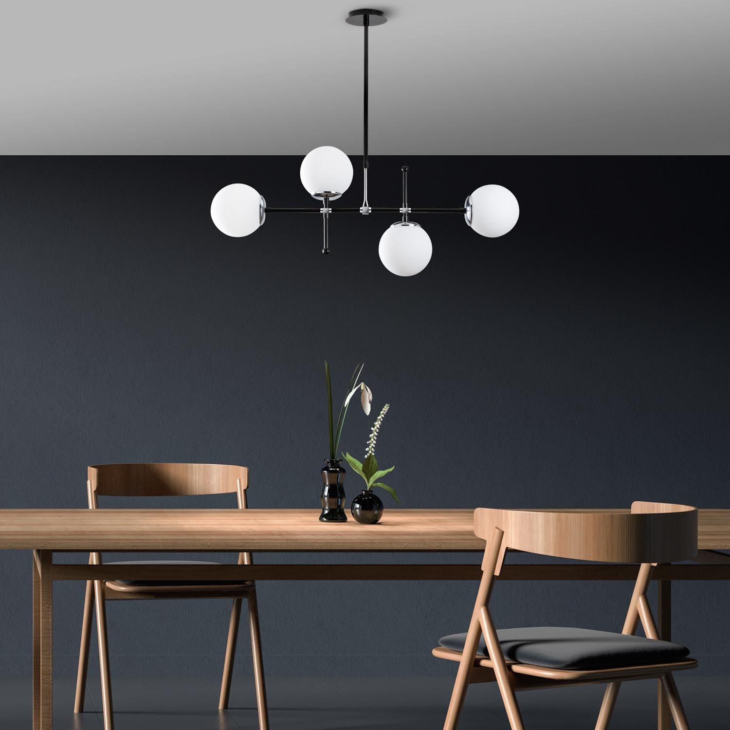 My Legend - 145-AV2 in Schwarz Weiss präsentiert im Onlineshop von KAQTU Design AG. Pendelleuchte ist von Opviq