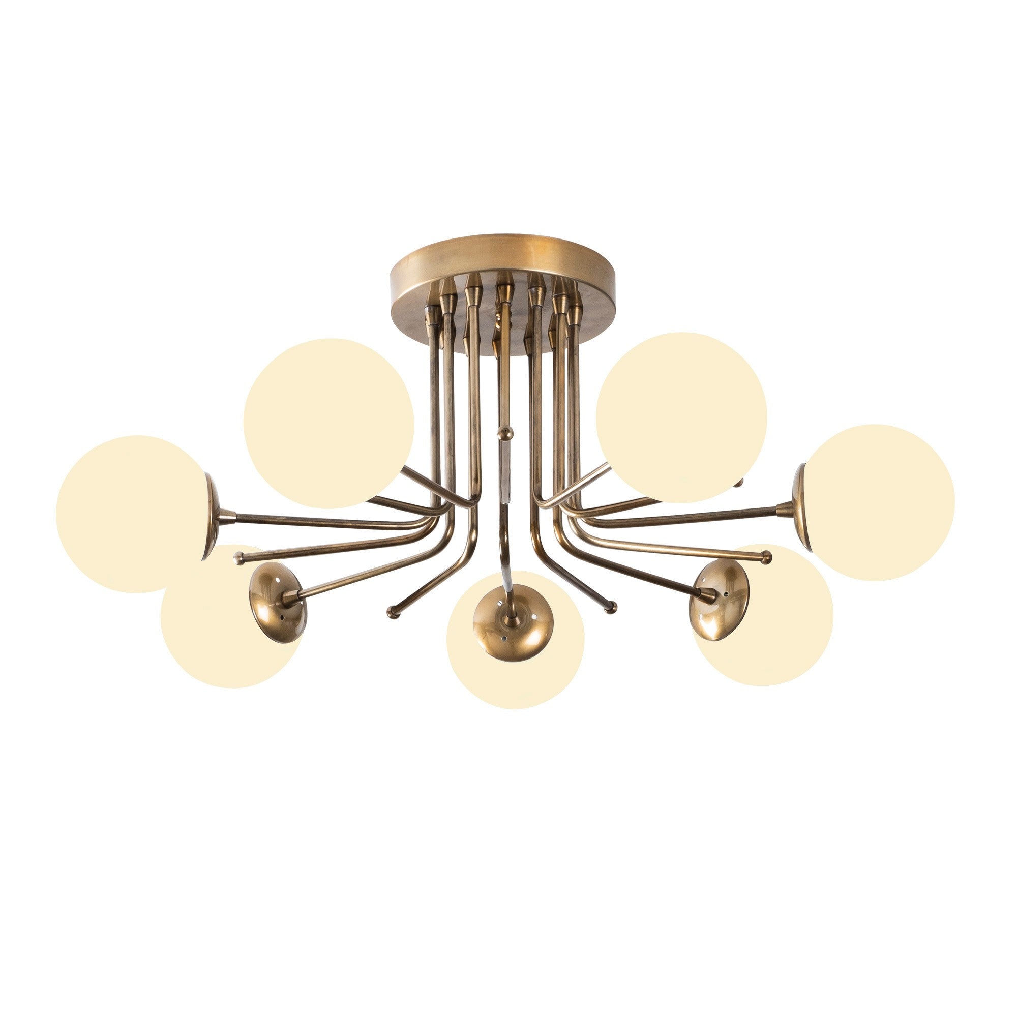 Daisy - 146-AV in Gold
 Weiss präsentiert im Onlineshop von KAQTU Design AG. Pendelleuchte ist von Opviq