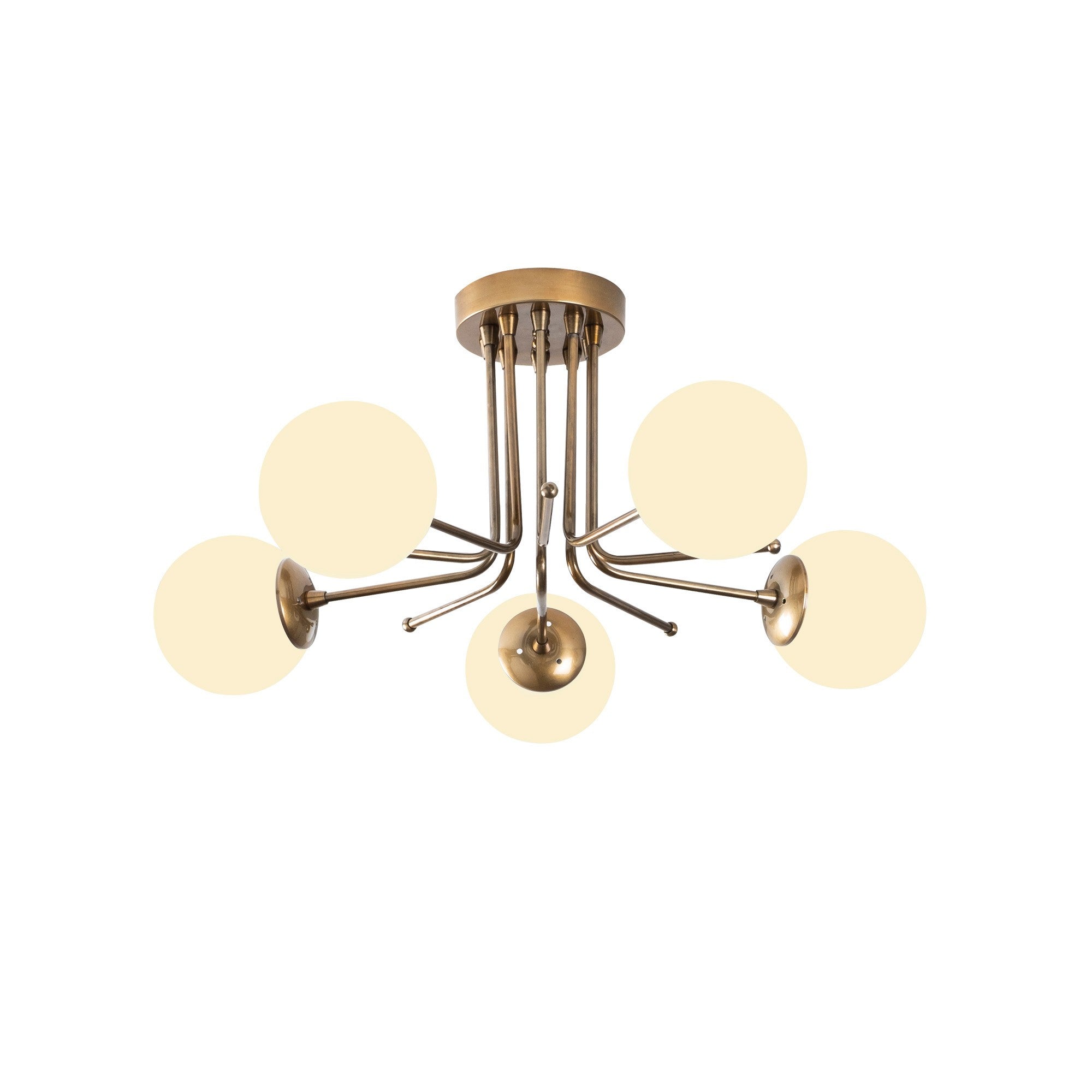 Daisy - 146-AV2 in Gold
 Weiss präsentiert im Onlineshop von KAQTU Design AG. Pendelleuchte ist von Opviq