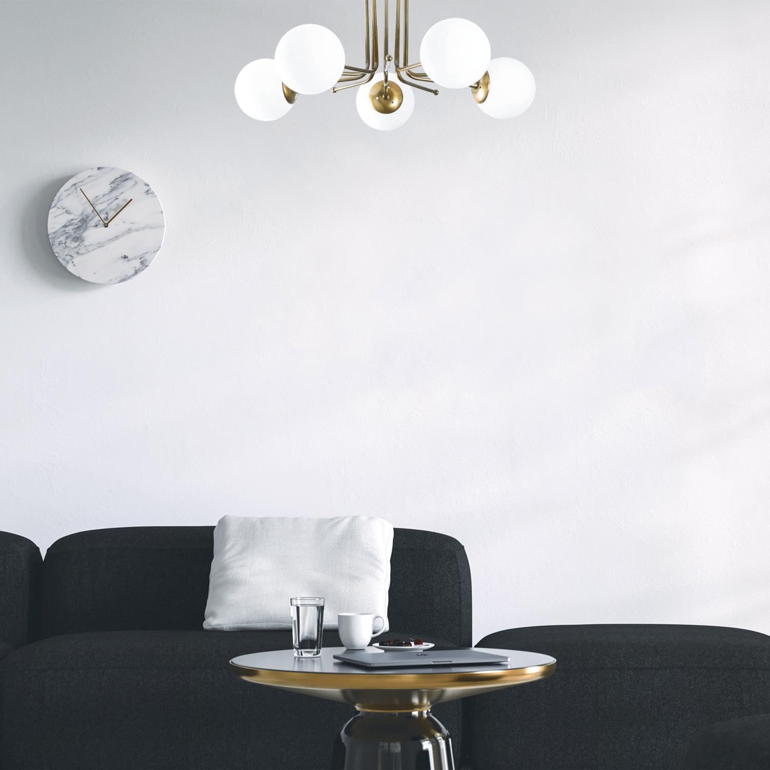 Daisy - 146-AV2 in Gold
 Weiss präsentiert im Onlineshop von KAQTU Design AG. Pendelleuchte ist von Opviq