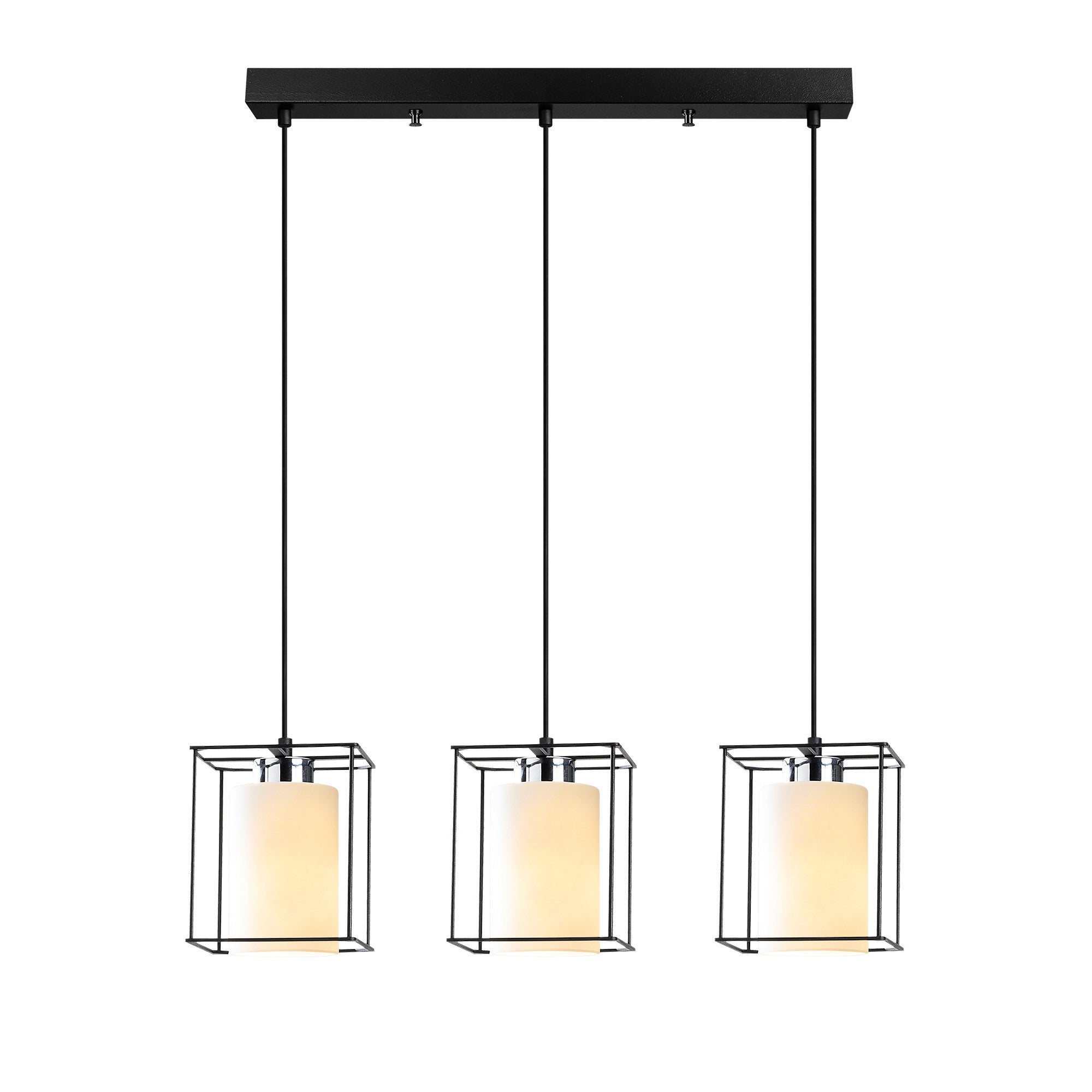 Swank - 702-S1 in Schwarz präsentiert im Onlineshop von KAQTU Design AG. Pendelleuchte ist von Opviq