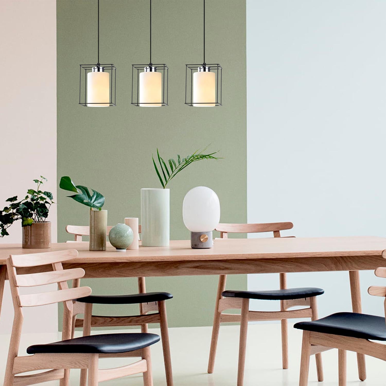 Swank - 702-S1 in Schwarz präsentiert im Onlineshop von KAQTU Design AG. Pendelleuchte ist von Opviq