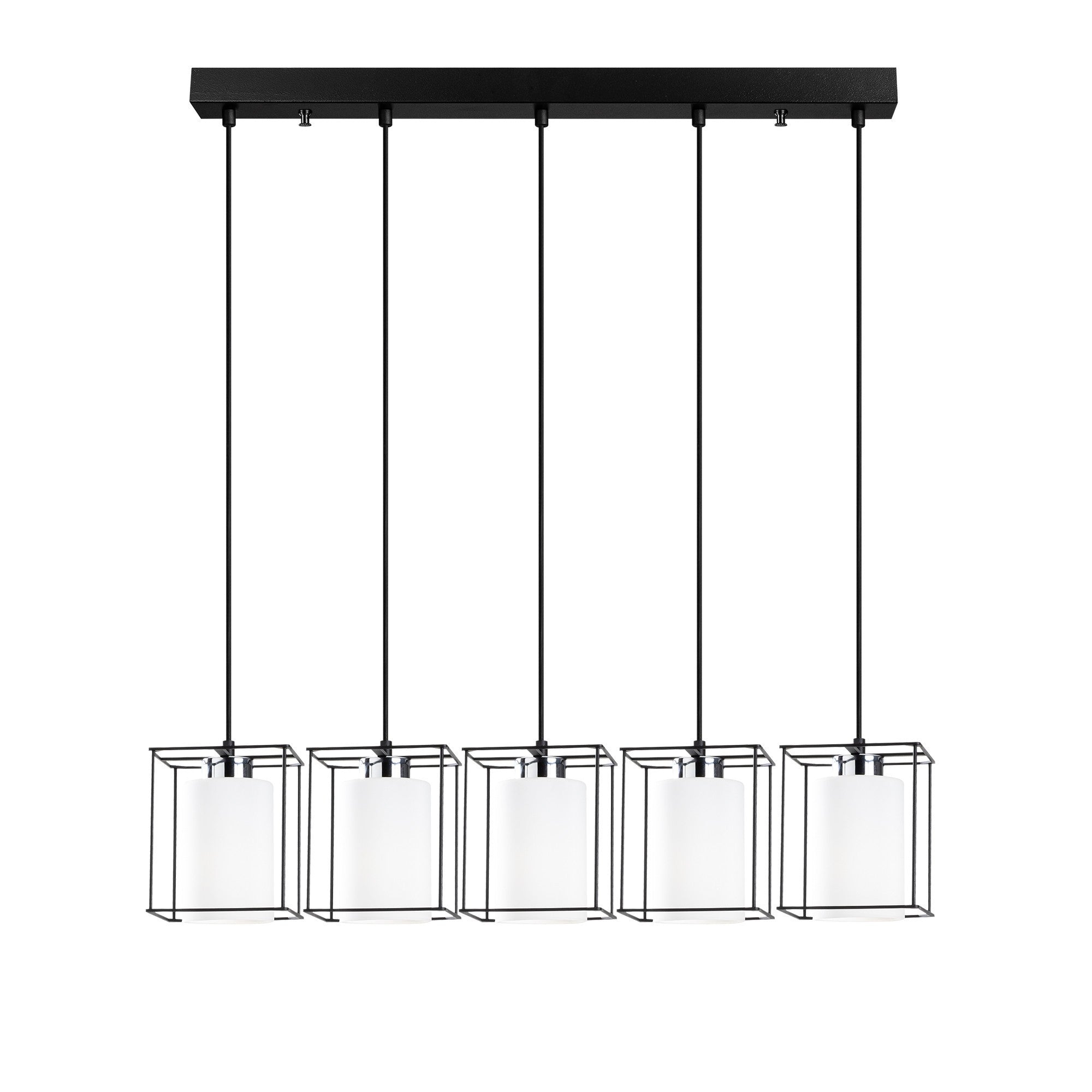 Swank - 702-5S1 in Schwarz präsentiert im Onlineshop von KAQTU Design AG. Pendelleuchte ist von Opviq