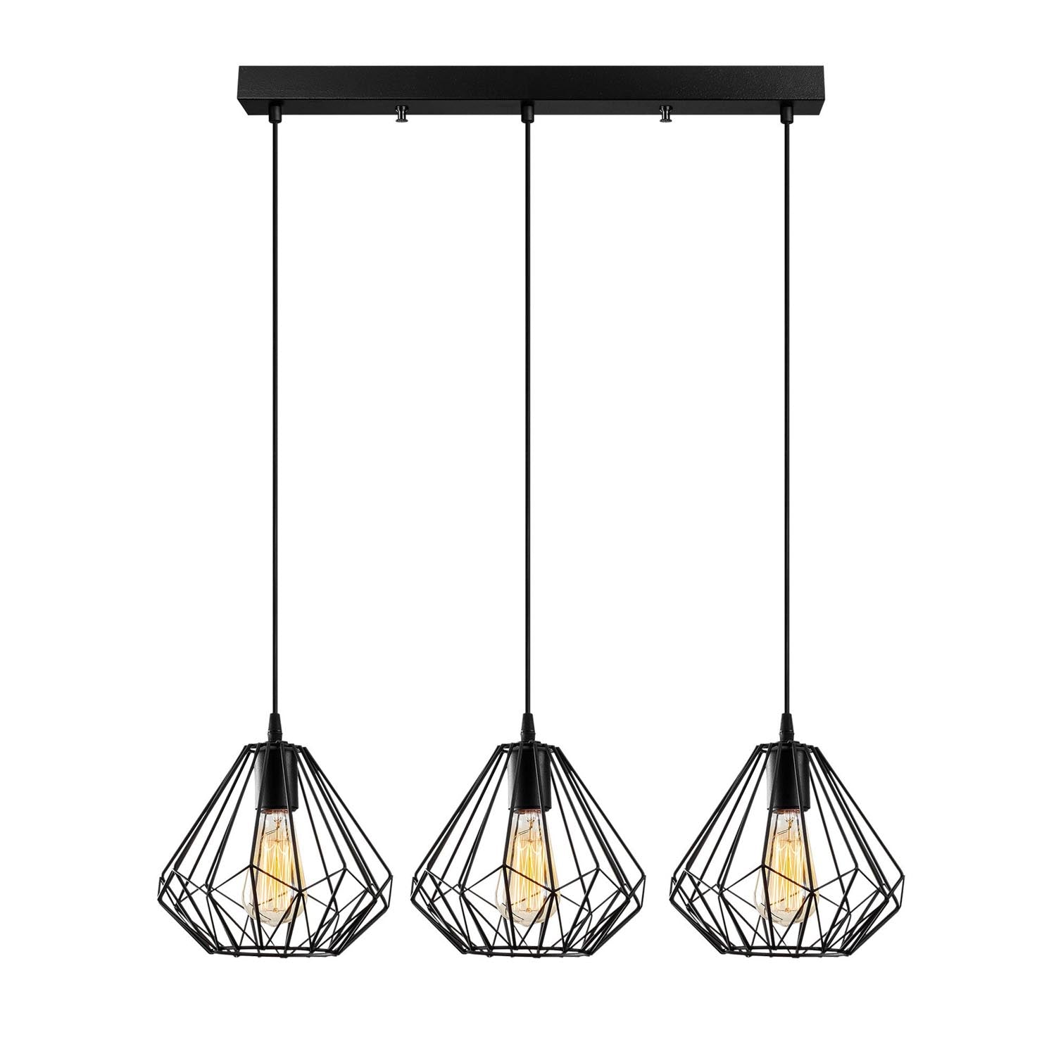 Diamond - 704-S1 in Schwarz präsentiert im Onlineshop von KAQTU Design AG. Pendelleuchte ist von Opviq