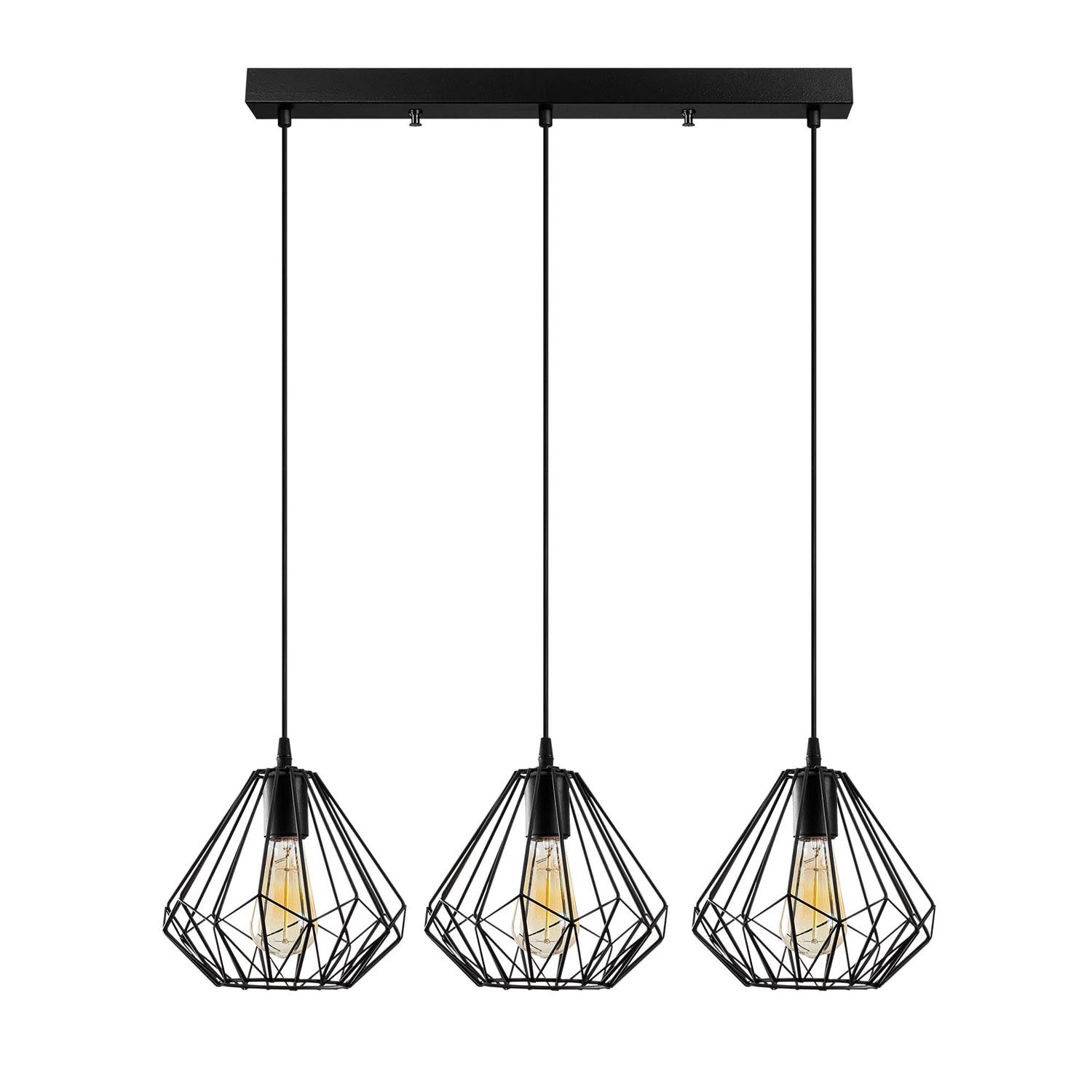 Diamond - 704-S1 in Schwarz präsentiert im Onlineshop von KAQTU Design AG. Pendelleuchte ist von Opviq
