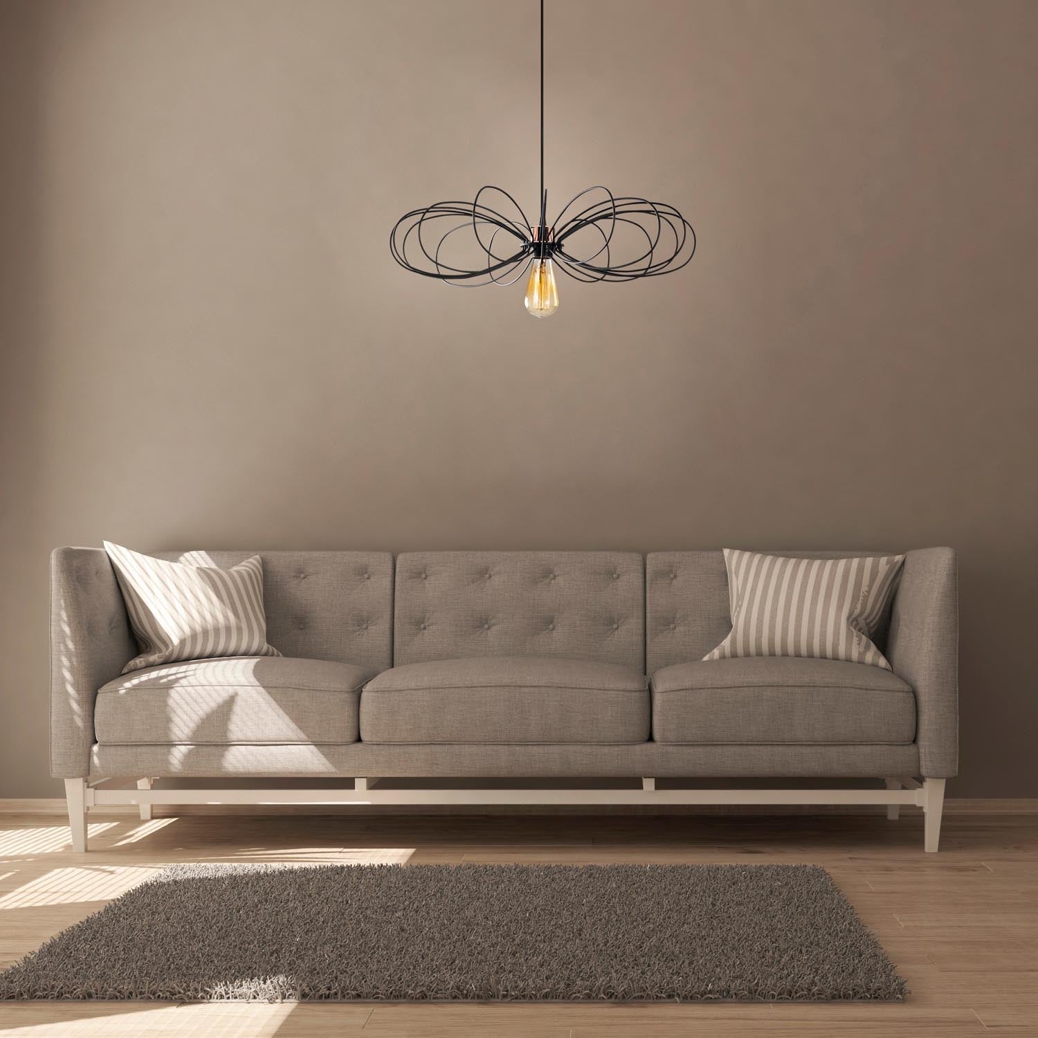 Hemdem - 707-S BLACK in Schwarz präsentiert im Onlineshop von KAQTU Design AG. Pendelleuchte ist von Opviq