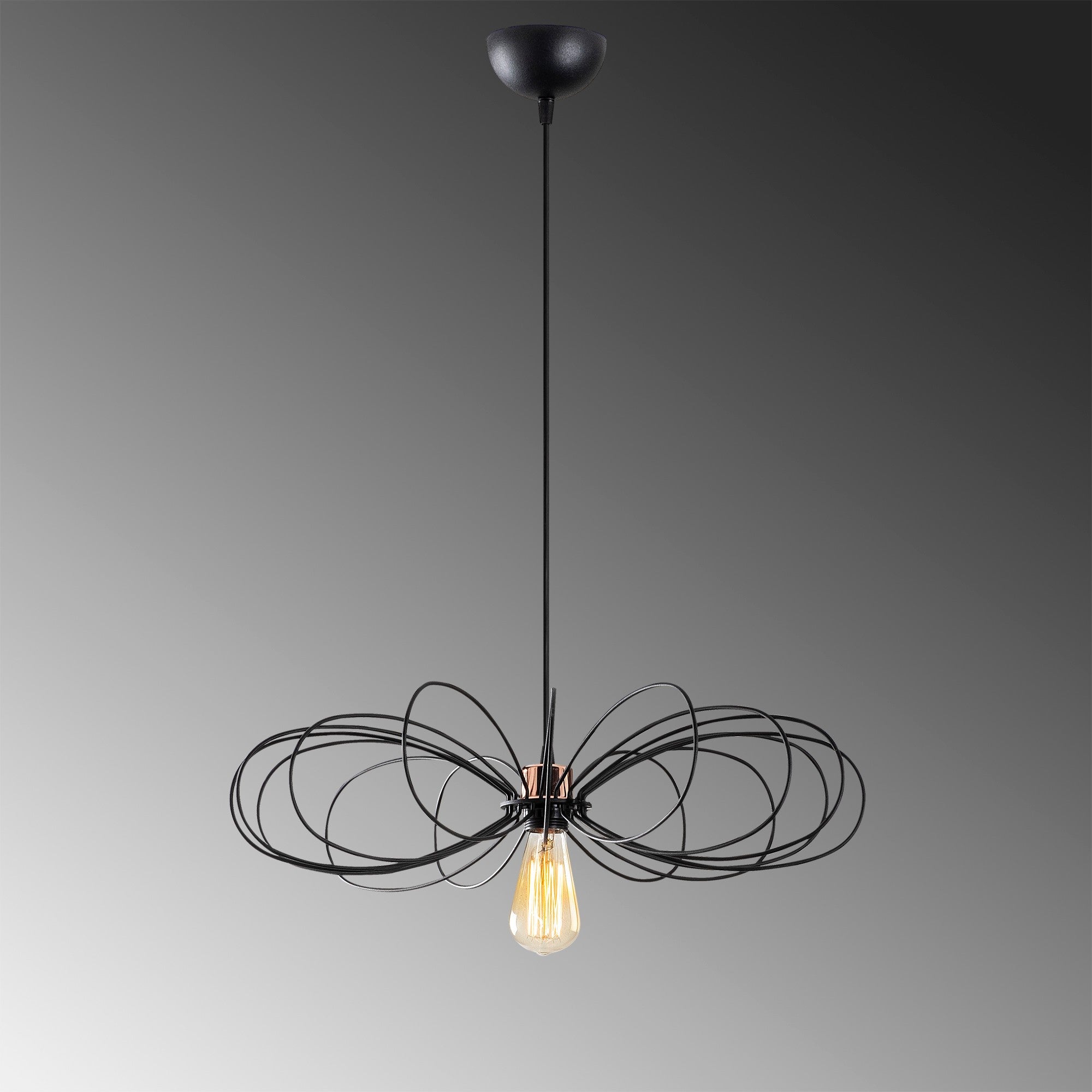 Hemdem - 707-S BLACK in Schwarz präsentiert im Onlineshop von KAQTU Design AG. Pendelleuchte ist von Opviq