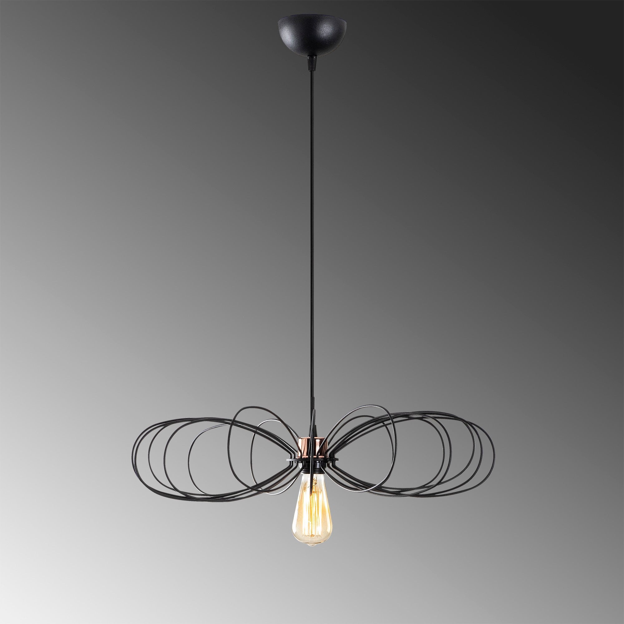 Hemdem - 707-S BLACK in Schwarz präsentiert im Onlineshop von KAQTU Design AG. Pendelleuchte ist von Opviq